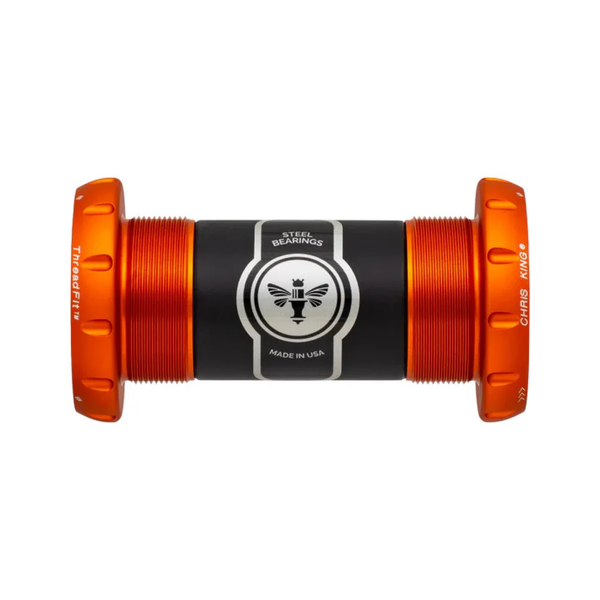 CHRIS KING ThreadFit 30 68/73mm Tretlagergehäuse Orange