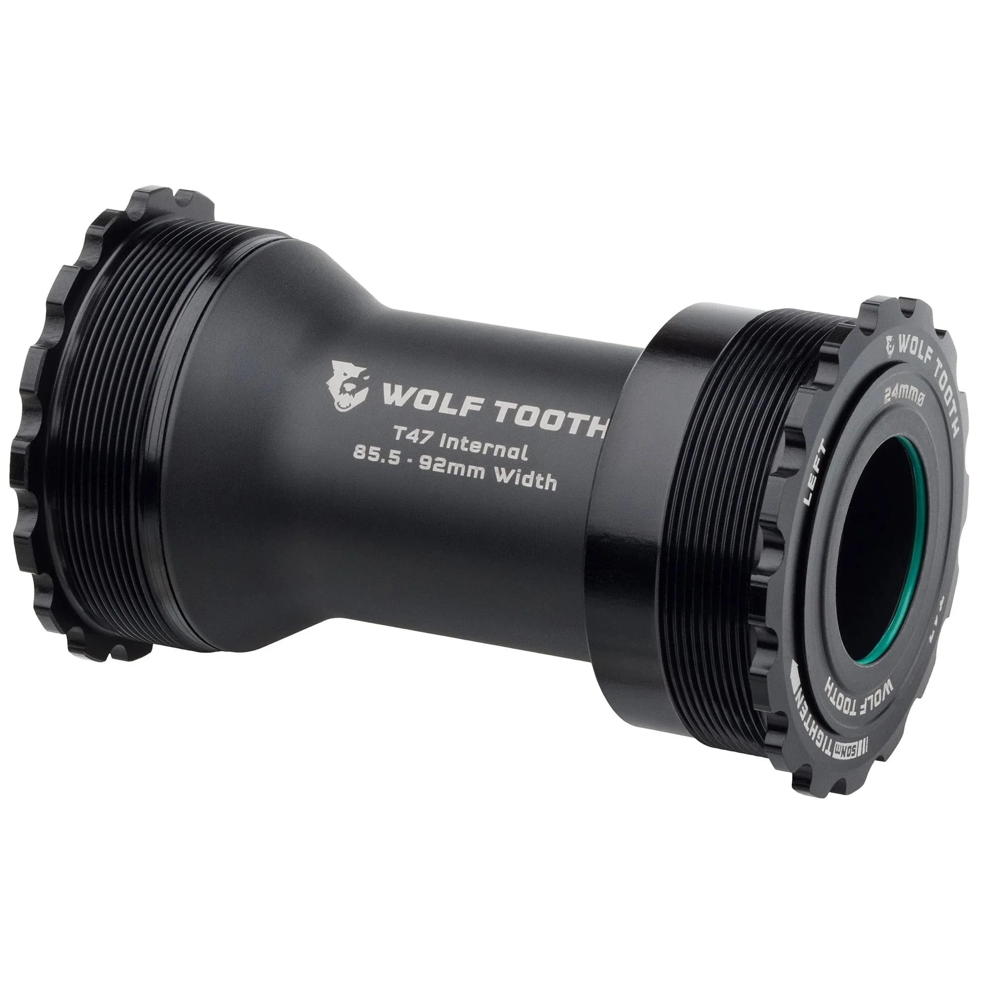 WOLFTOOTH T47i Interne 30mm Tretlagergehäuse Schwarz
