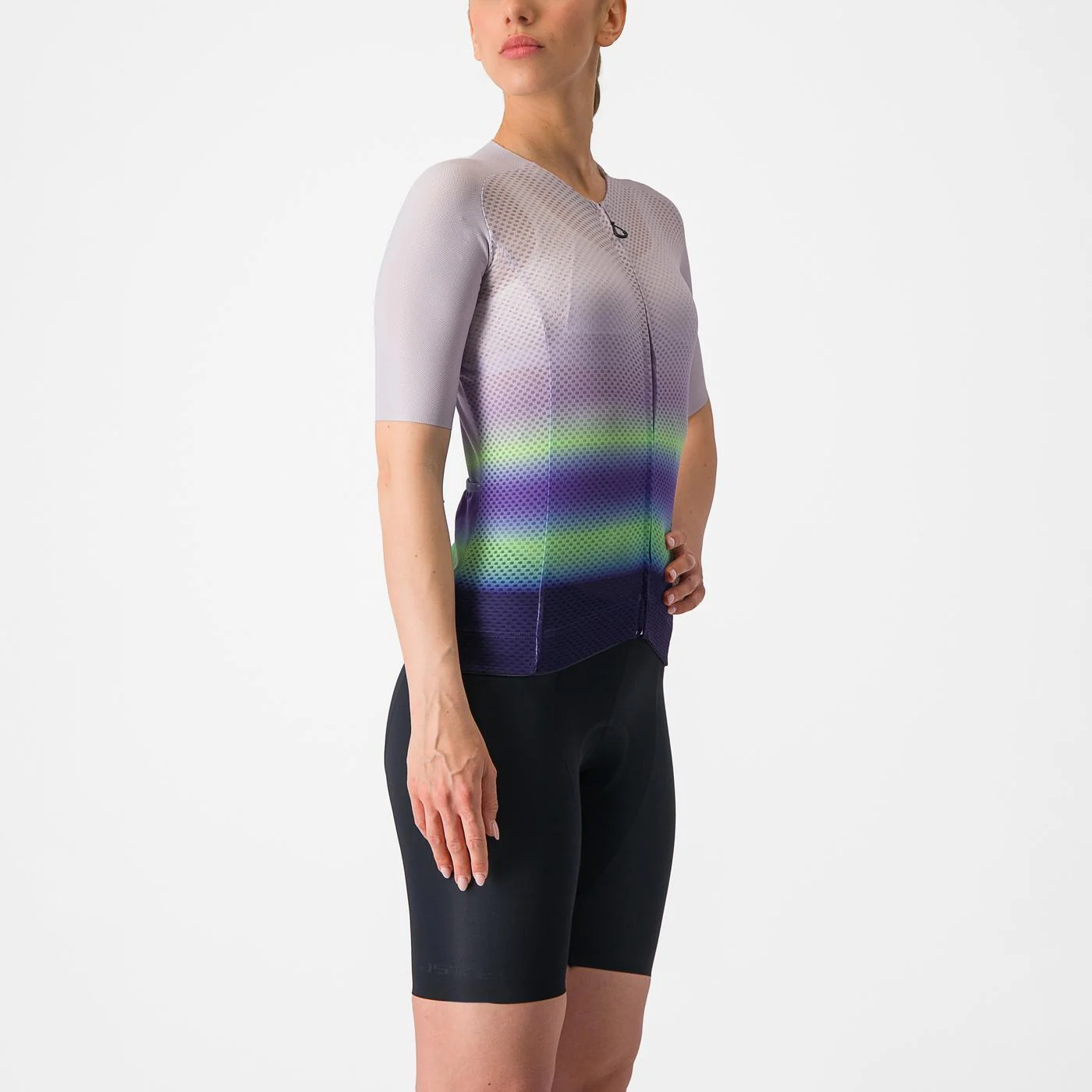 Trikot CASTELLI CLIMBER'S 4.0 W Damen Kurzarm violett/grün - Image 3