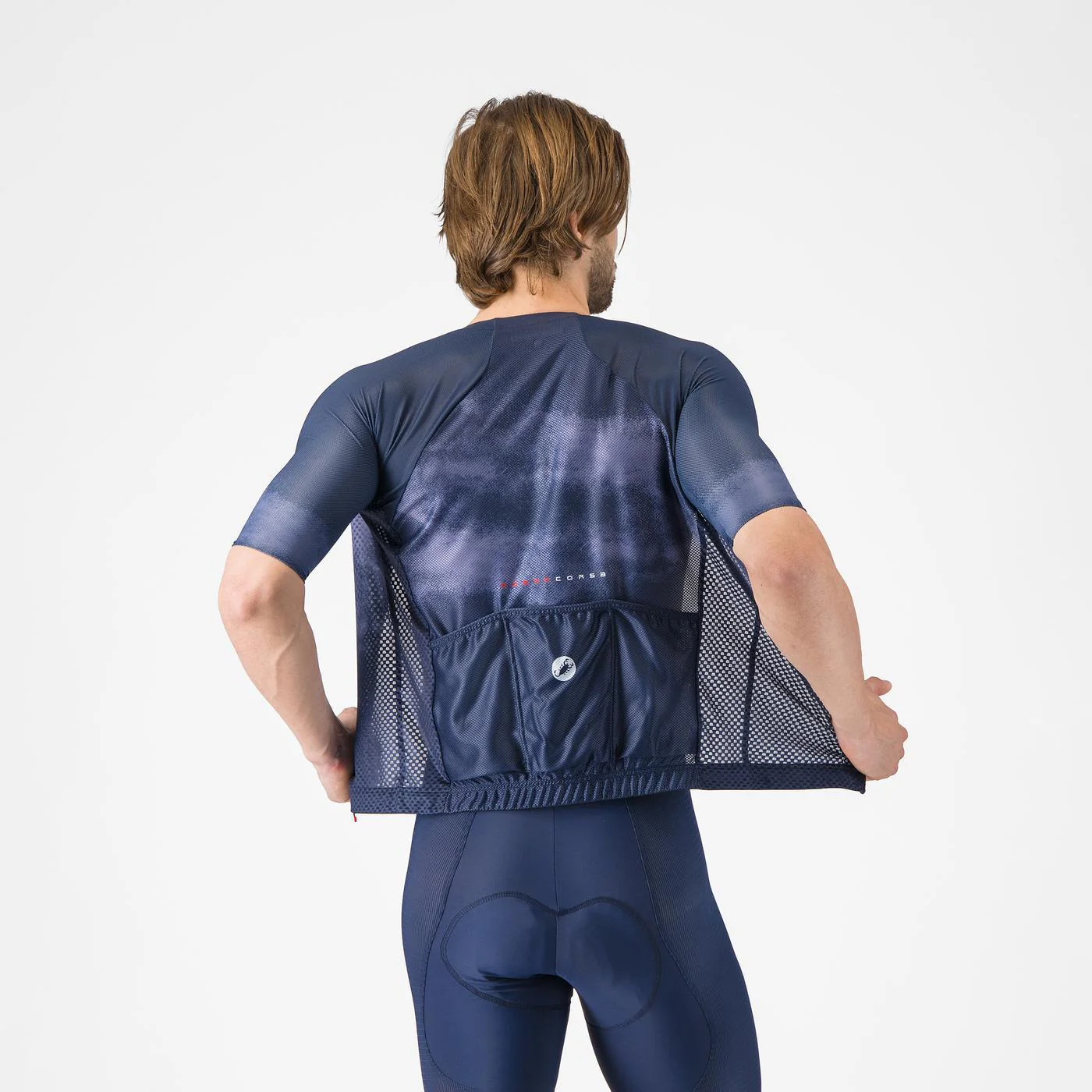 Trikot CASTELLI CLIMBER'S A/C Kurzarm Marine - Image 5