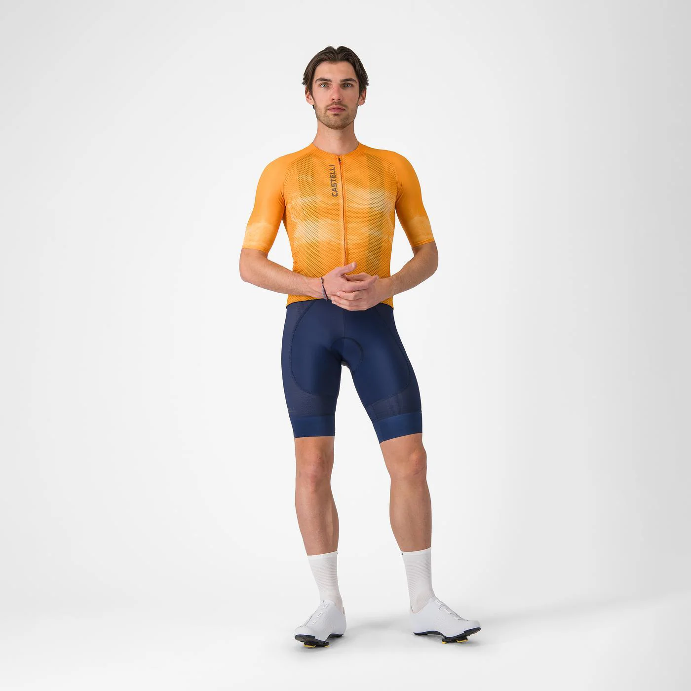 Trikot CASTELLI CLIMBER'S A/C Kurzarm Orange - Image 6