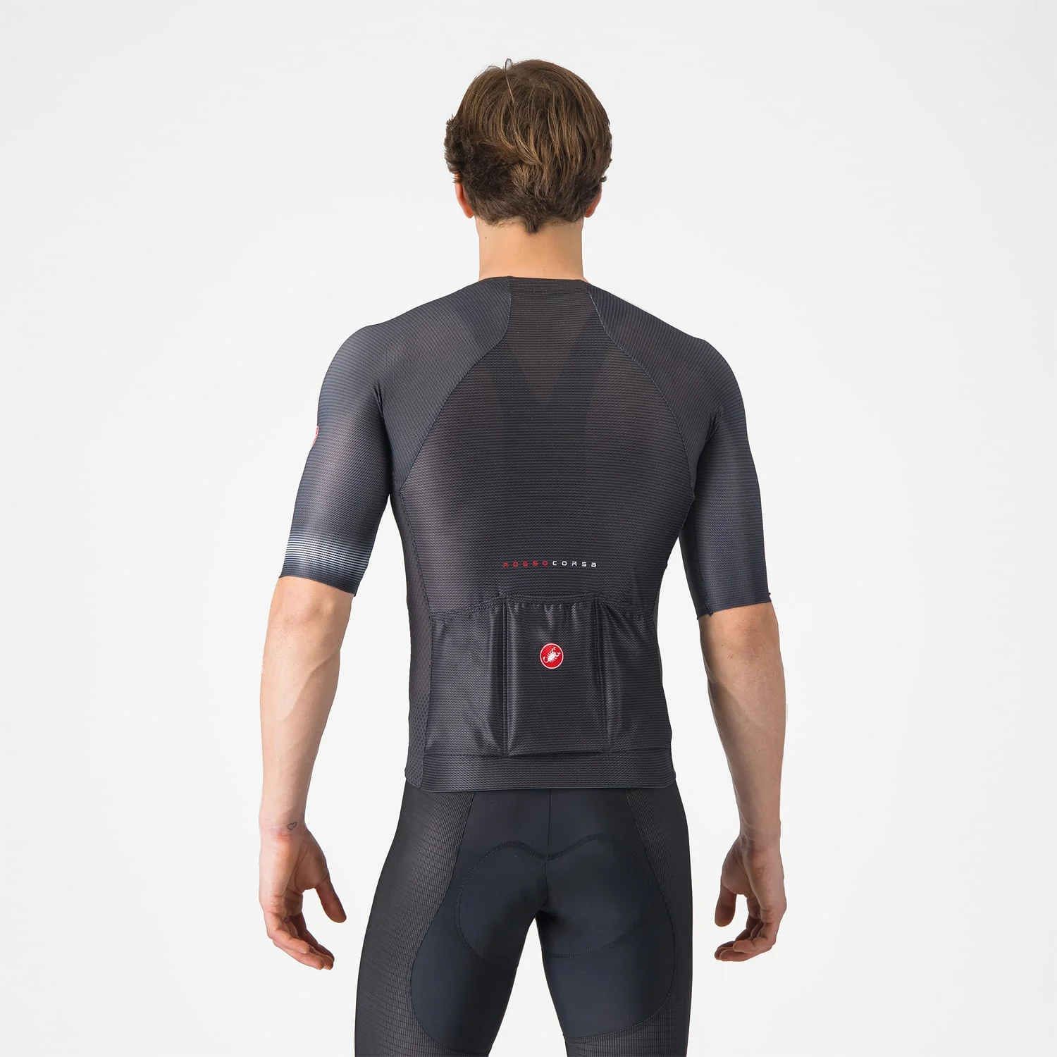 Trikot CASTELLI CLIMBER'S A/C Kurzarm Schwarz - Image 2