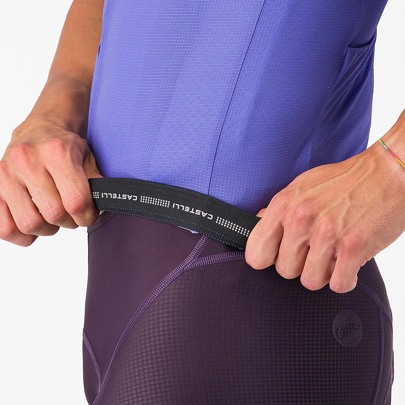 Trikot CASTELLI DRITTONE LOGO Kurzarm Violett - Image 8