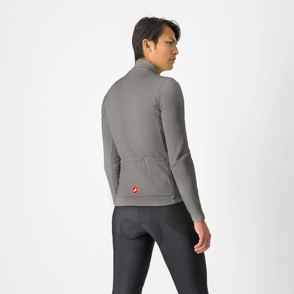 Trikot CASTELLI ENTRATA THERMAL Langarm Grau - Image 2