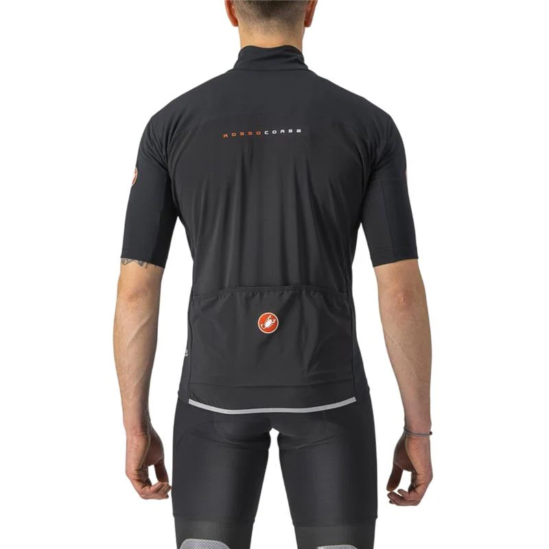 Trikot CASTELLI PERFETTO RoS 2 WIND Kurzarm Schwarz - Image 8
