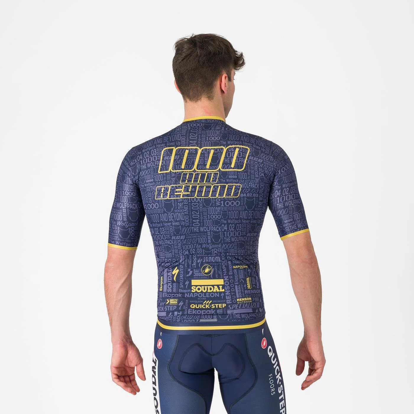Trikot CASTELLI WOLFPACK 1000 VICTORY Kurzarm Marine - Image 2