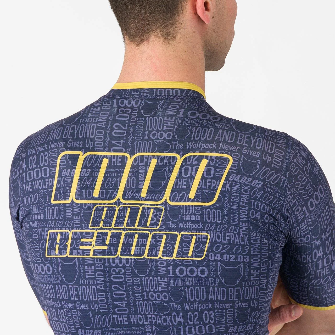 Trikot CASTELLI WOLFPACK 1000 VICTORY Kurzarm Marine - Image 5