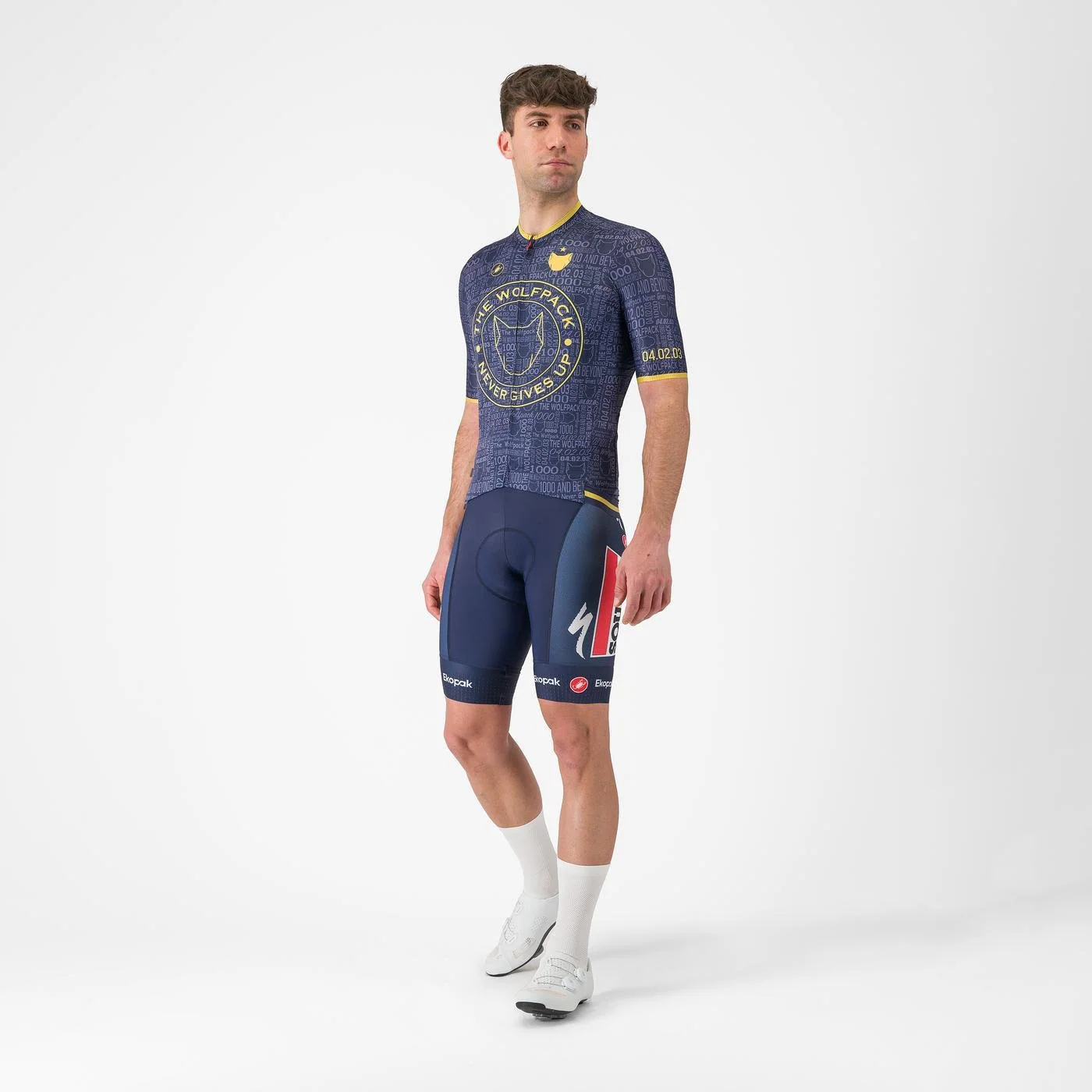 Trikot CASTELLI WOLFPACK 1000 VICTORY Kurzarm Marine - Image 6