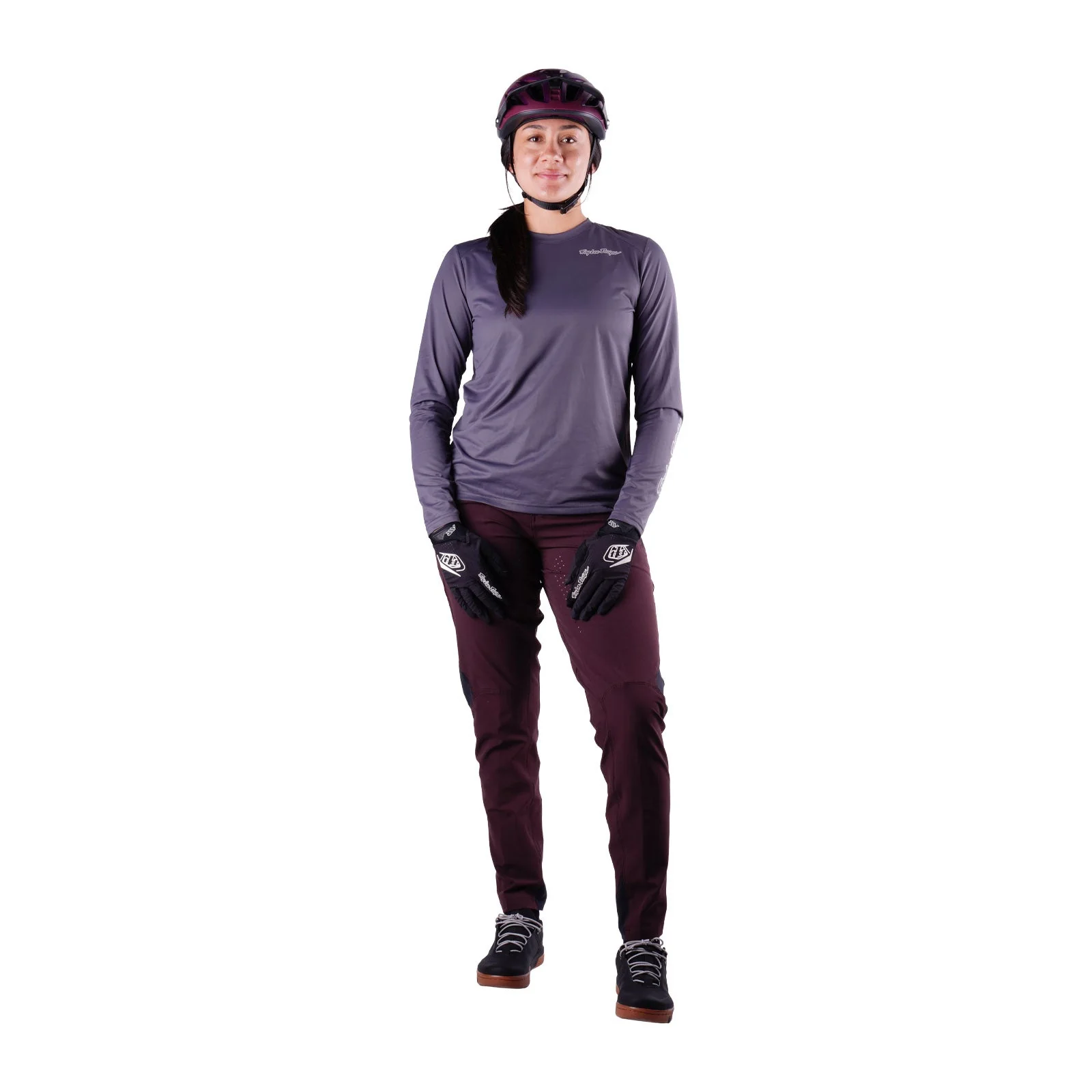 TROY LEE DESIGNS LILIUM PRO MONO Hose Damen Bordeaux - Image 2