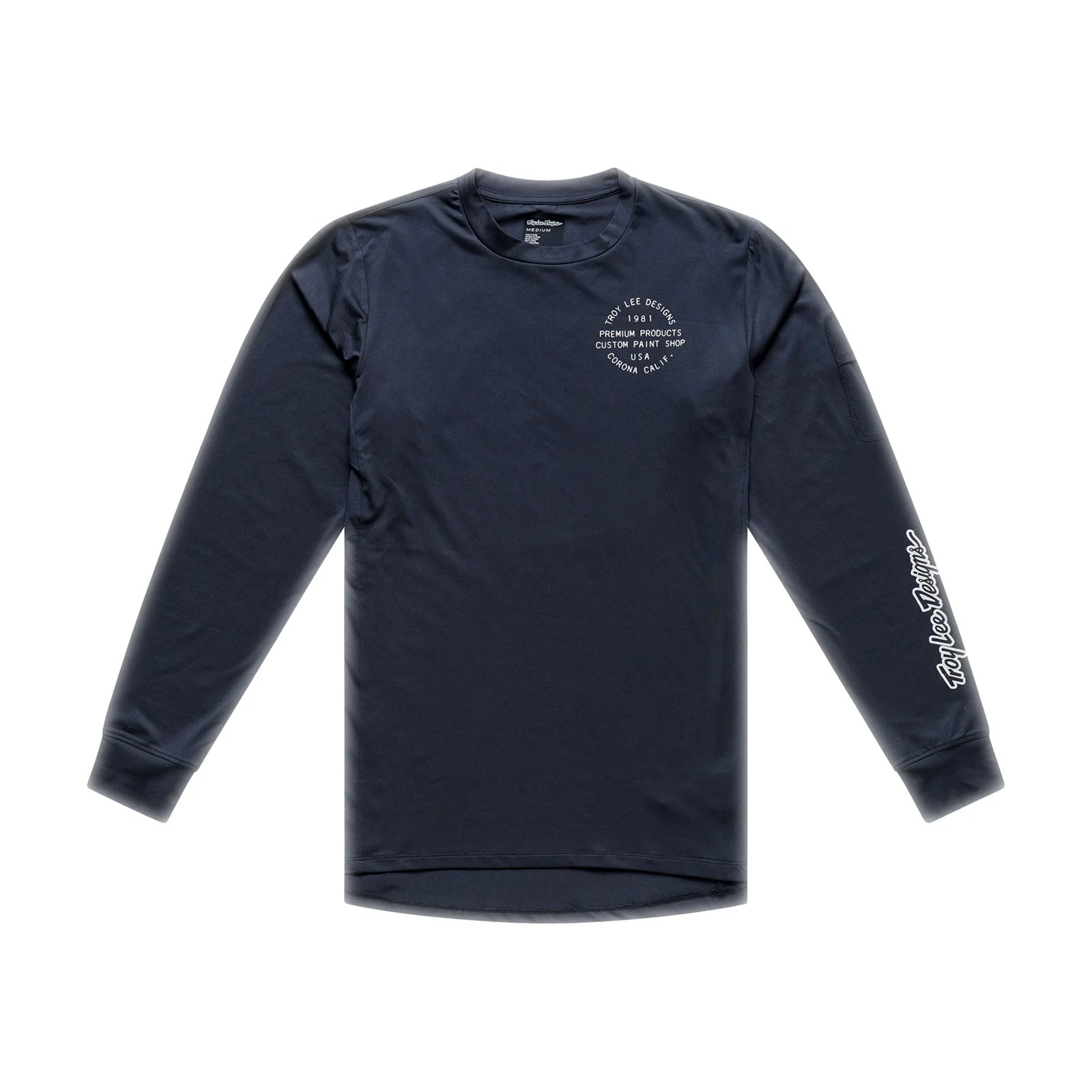 TROY LEE DESIGNS RUCKUS RIDE PRESSED Langarmtrikot Carbon