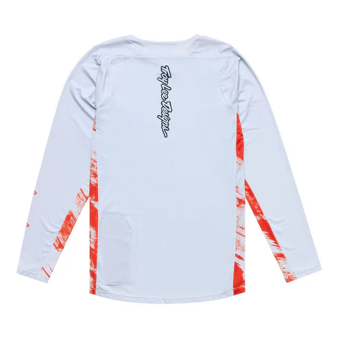 TROY LEE DESIGNS SKYLINE Langarmtrikot Weiß/Rot - Image 2