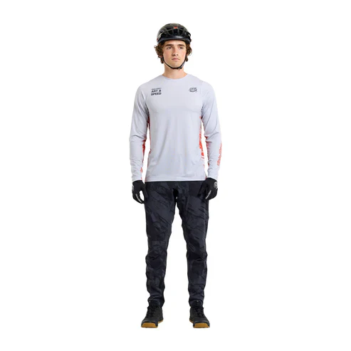 TROY LEE DESIGNS SKYLINE Langarmtrikot Weiß/Rot - Image 7