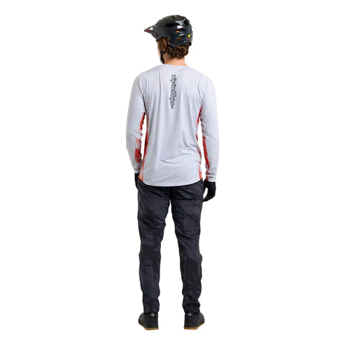 TROY LEE DESIGNS SKYLINE Langarmtrikot Weiß/Rot - Image 8