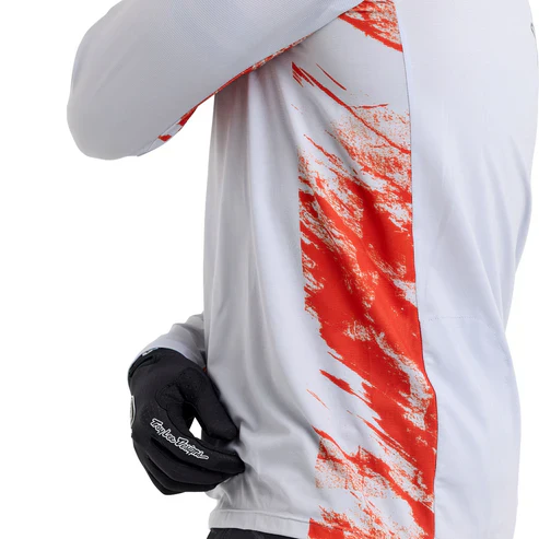 TROY LEE DESIGNS SKYLINE Langarmtrikot Weiß/Rot - Image 9
