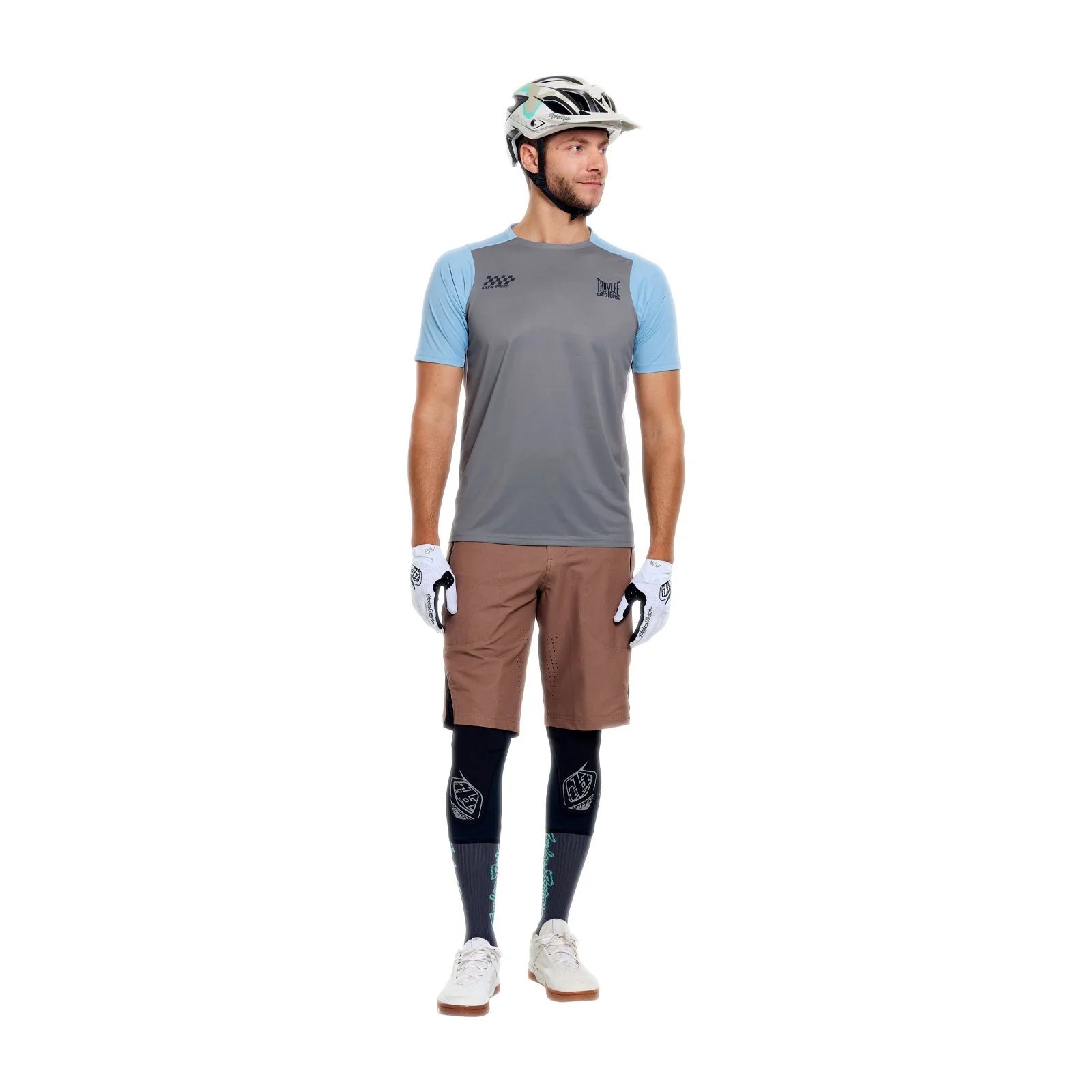 TROY LEE DESIGNS SKYLINE PRO FANGS ARMY Kurzarmtrikot Khaki - Image 3