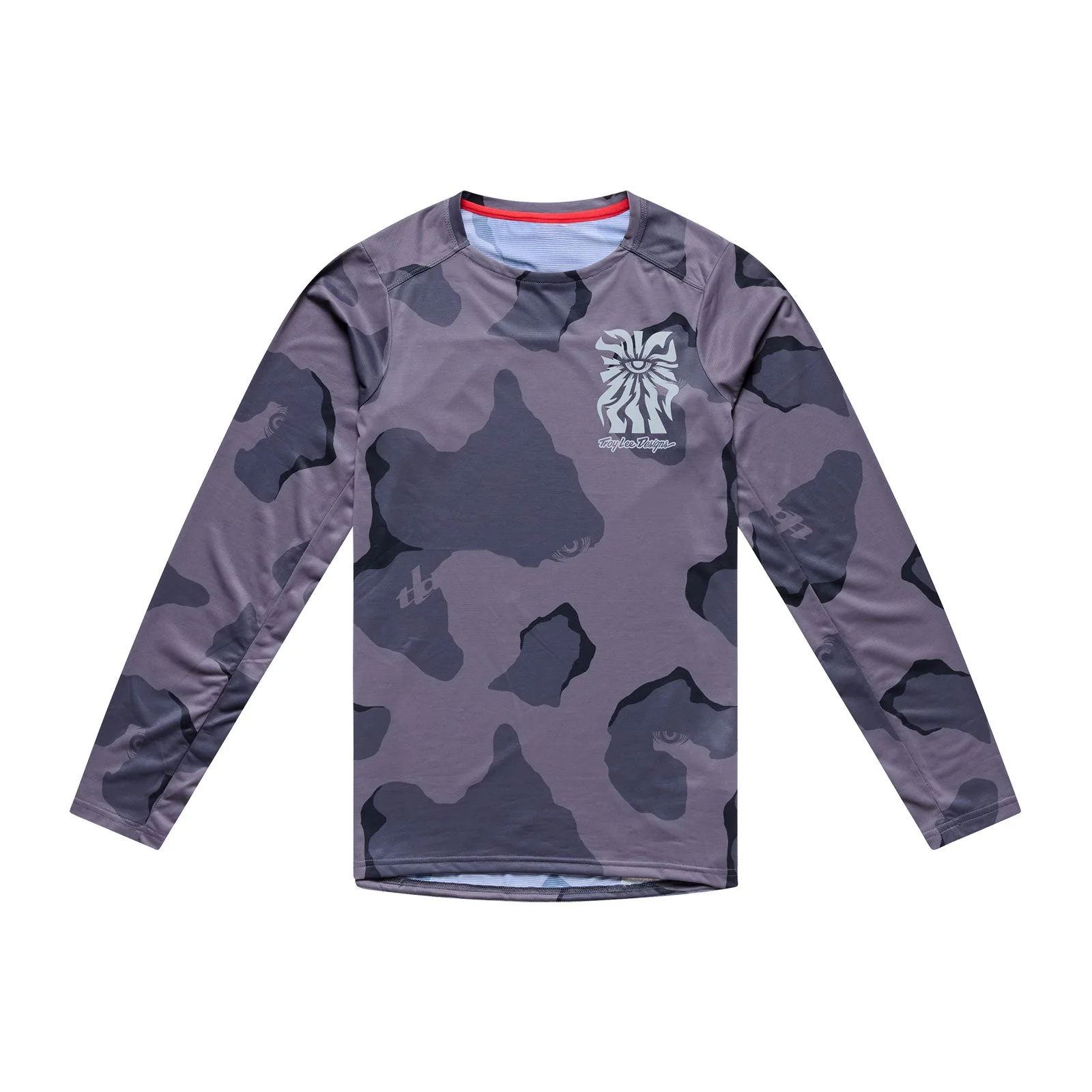 TROY LEE DESIGNS SKYLINE PRO FLOW CAMO Langarmshirt Carbon