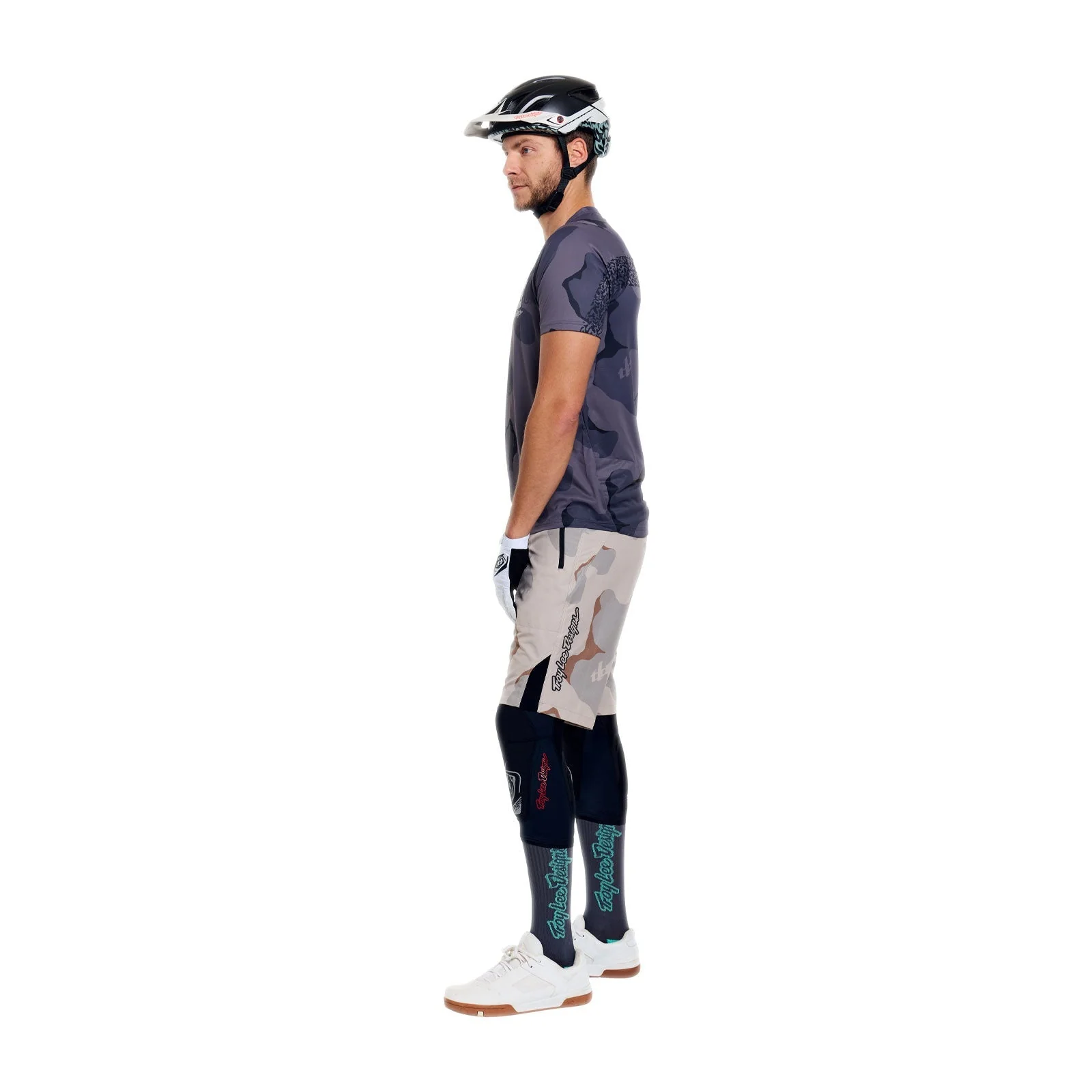 TROY LEE DESIGNS SKYLINE PRO FLOW CAMO Trikot Kurzarm Carbon - Image 4