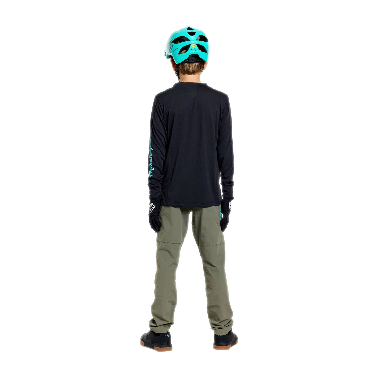 TROY LEE DESIGNS SKYLINE RIDE SIGNATURE Junior Langarm Trikot Schwarz/Grün - Image 5