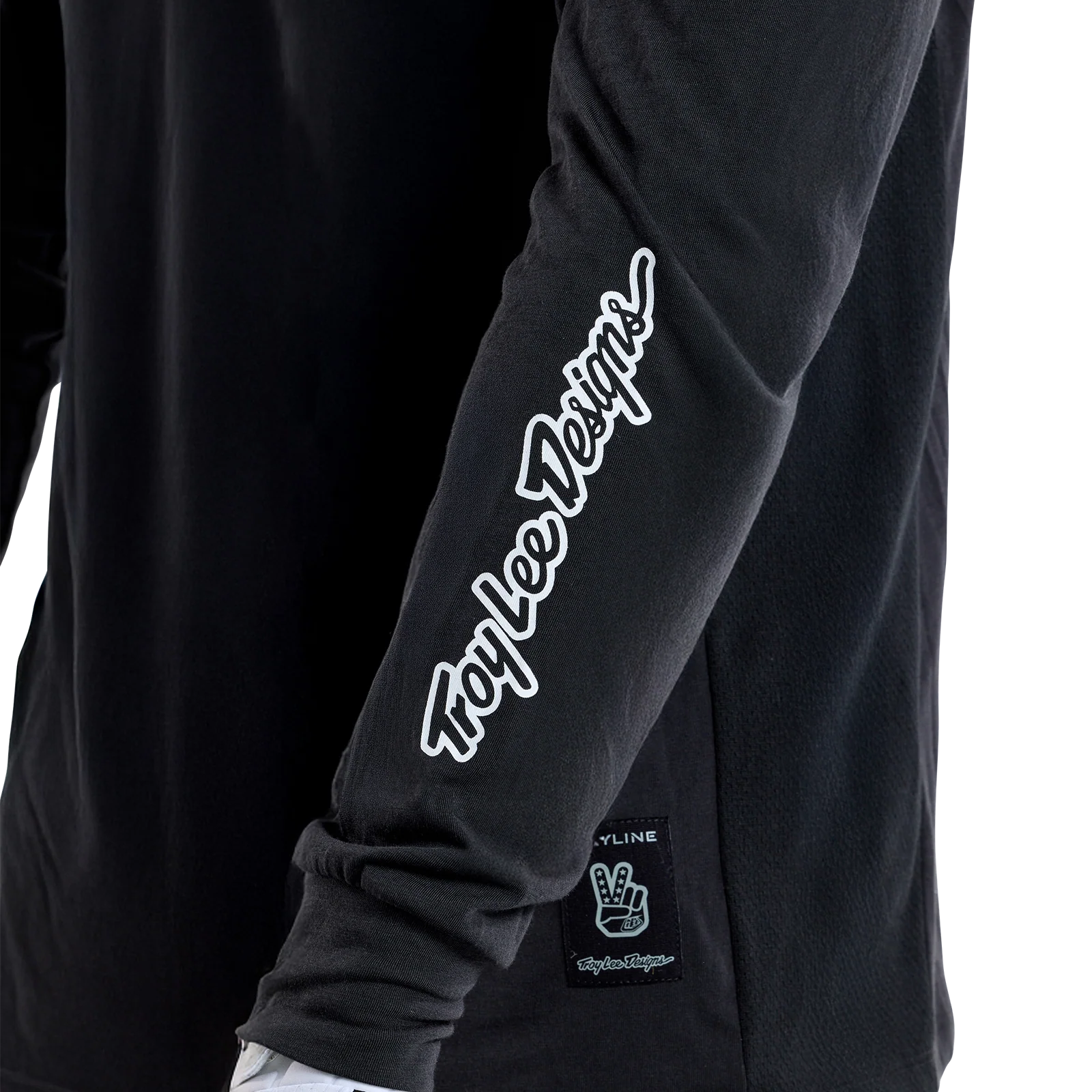 TROY LEE DESIGNS SKYLINE RIDE TEE SIGNATURE Langarmtrikot Schwarz - Image 11