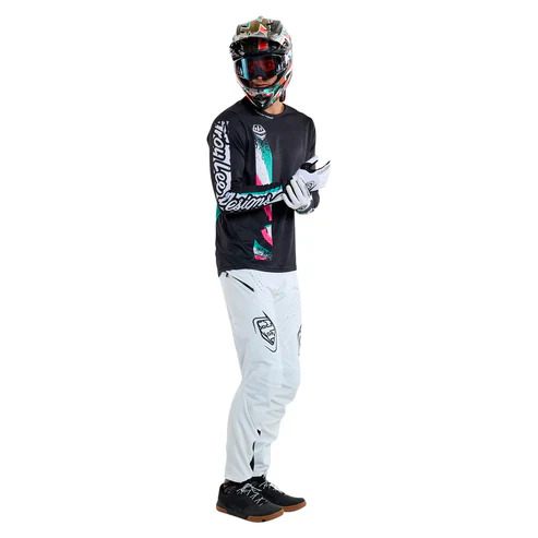 TROY LEE DESIGNS SPRINT FULL PULL Langarmtrikot Schwarz - Image 10
