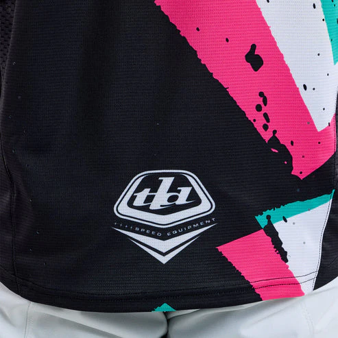 TROY LEE DESIGNS SPRINT FULL PULL Langarmtrikot Schwarz - Image 16