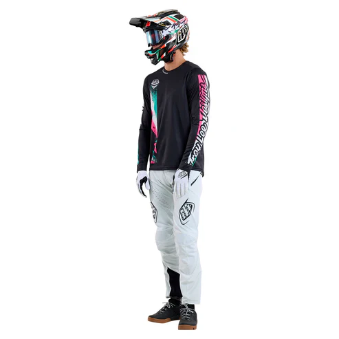 TROY LEE DESIGNS SPRINT FULL PULL Langarmtrikot Schwarz - Image 9