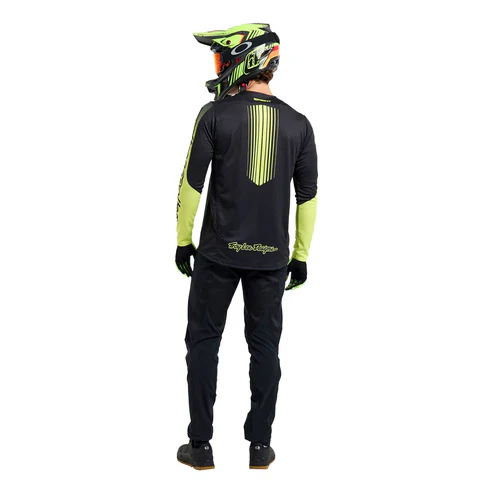 TROY LEE DESIGNS SPRINT Langarmtrikot Schwarz/Gelb - Image 12