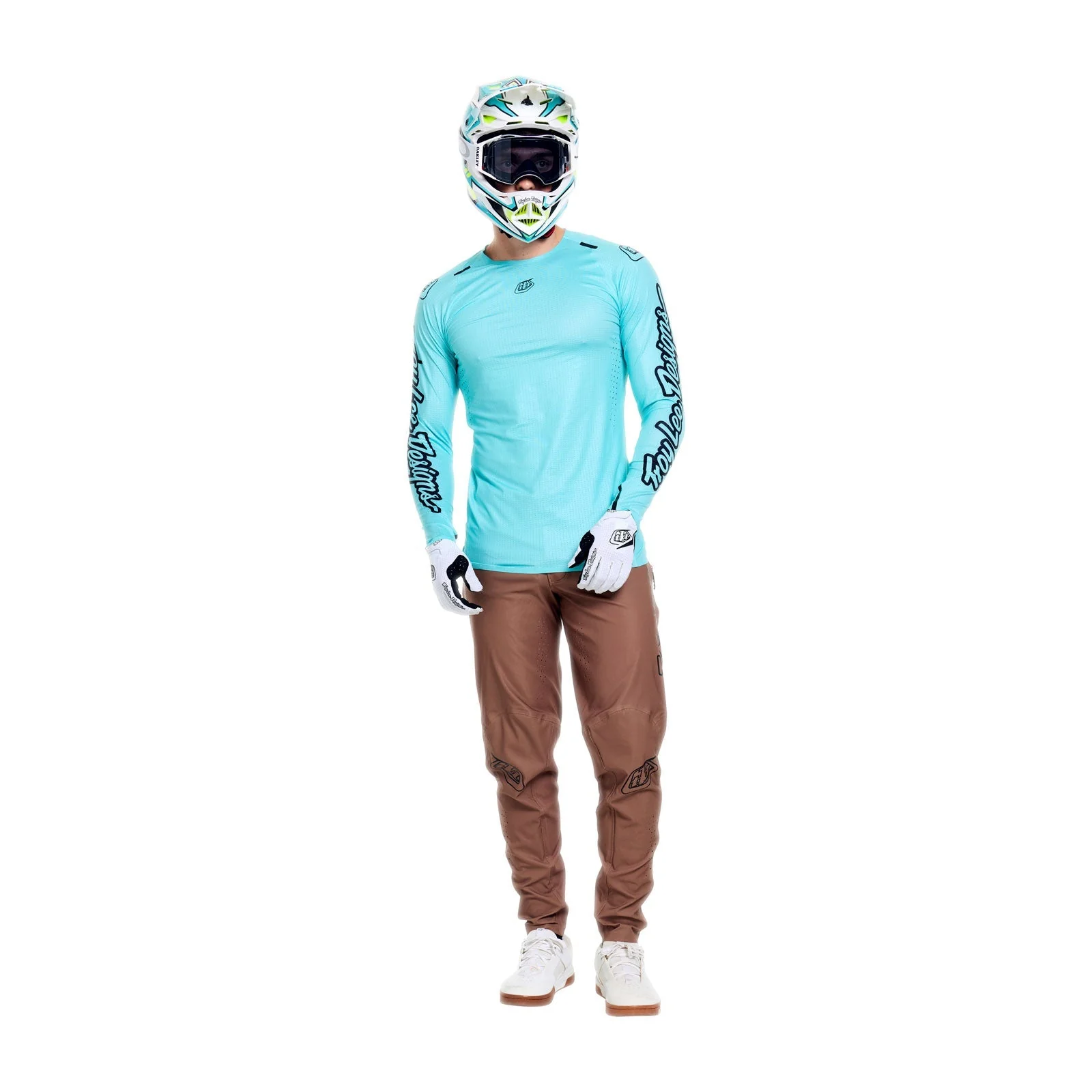 TROY LEE DESIGNS SPRINT ULTRA MONO Langarmshirt Türkis - Image 3