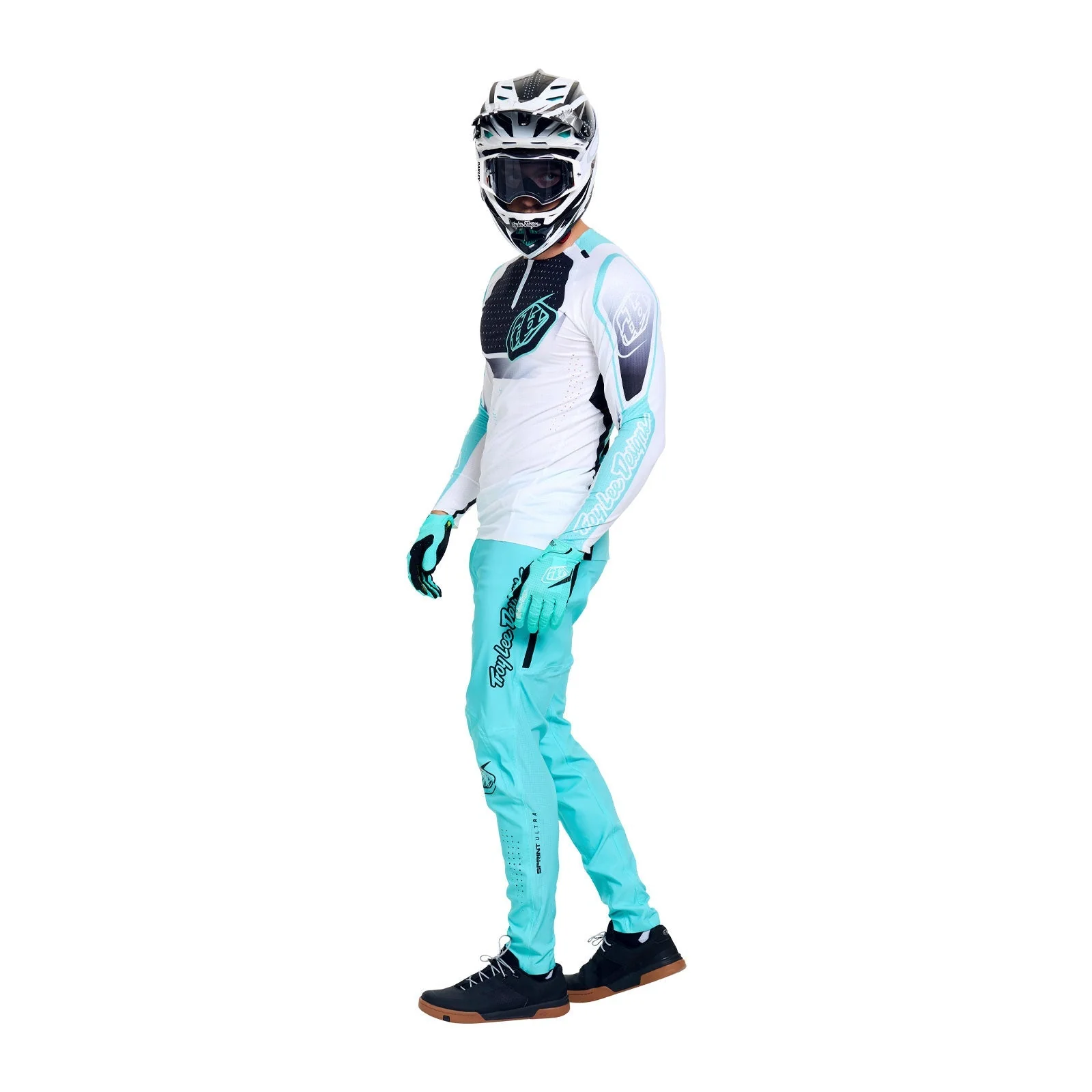 TROY LEE DESIGNS SPRINT ULTRA PROTON Langarmtrikot Weiß/Blau - Image 6