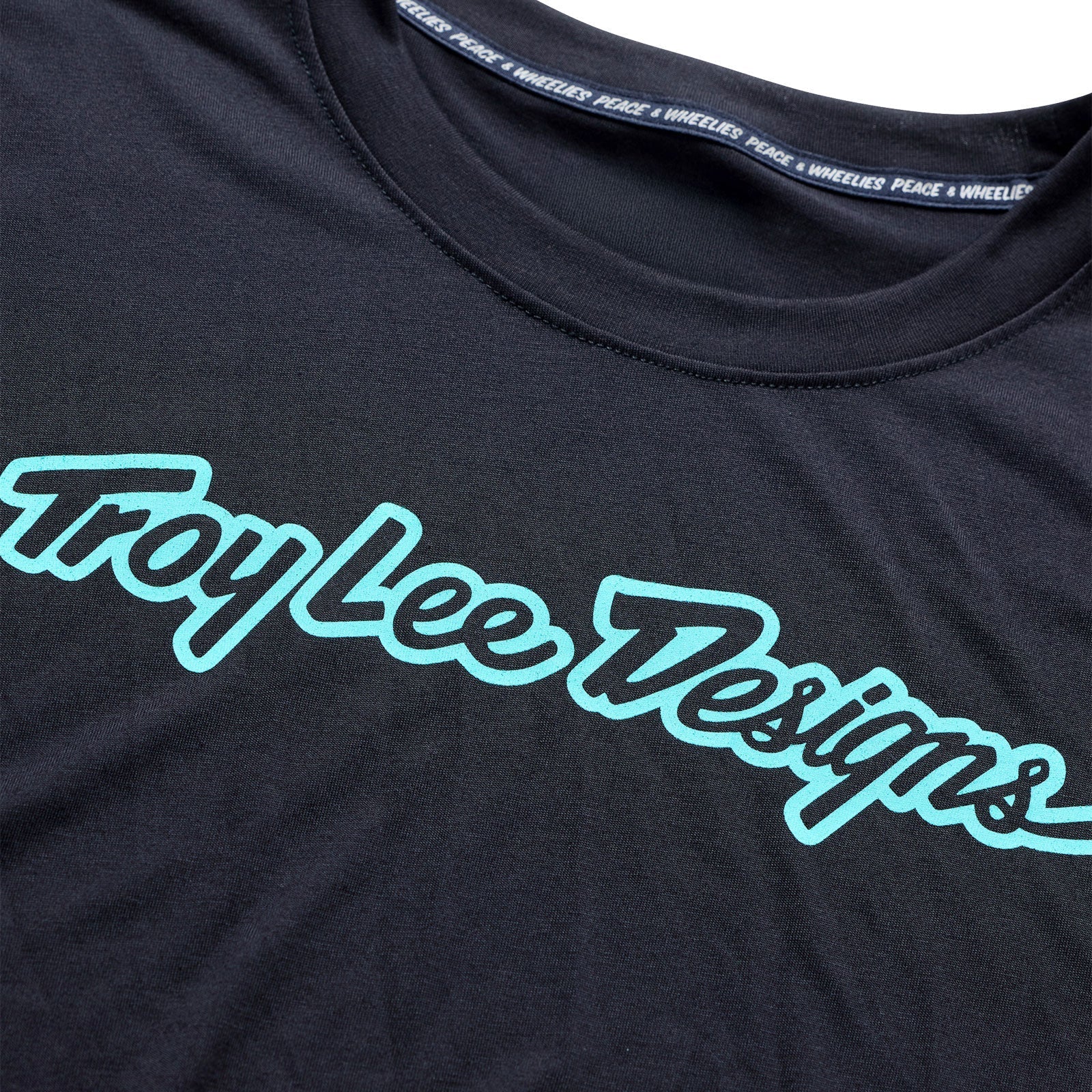 TROY LEE DESIGNS SKYLINE RIDE SIGNATURE Langarmtrikot Schwarz/Türkis - Image 10