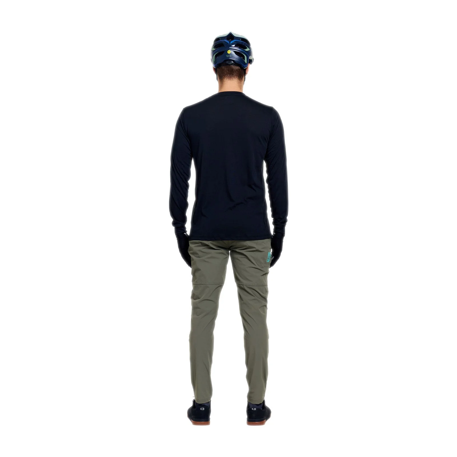 TROY LEE DESIGNS SKYLINE RIDE SIGNATURE Langarmtrikot Schwarz/Türkis - Image 5