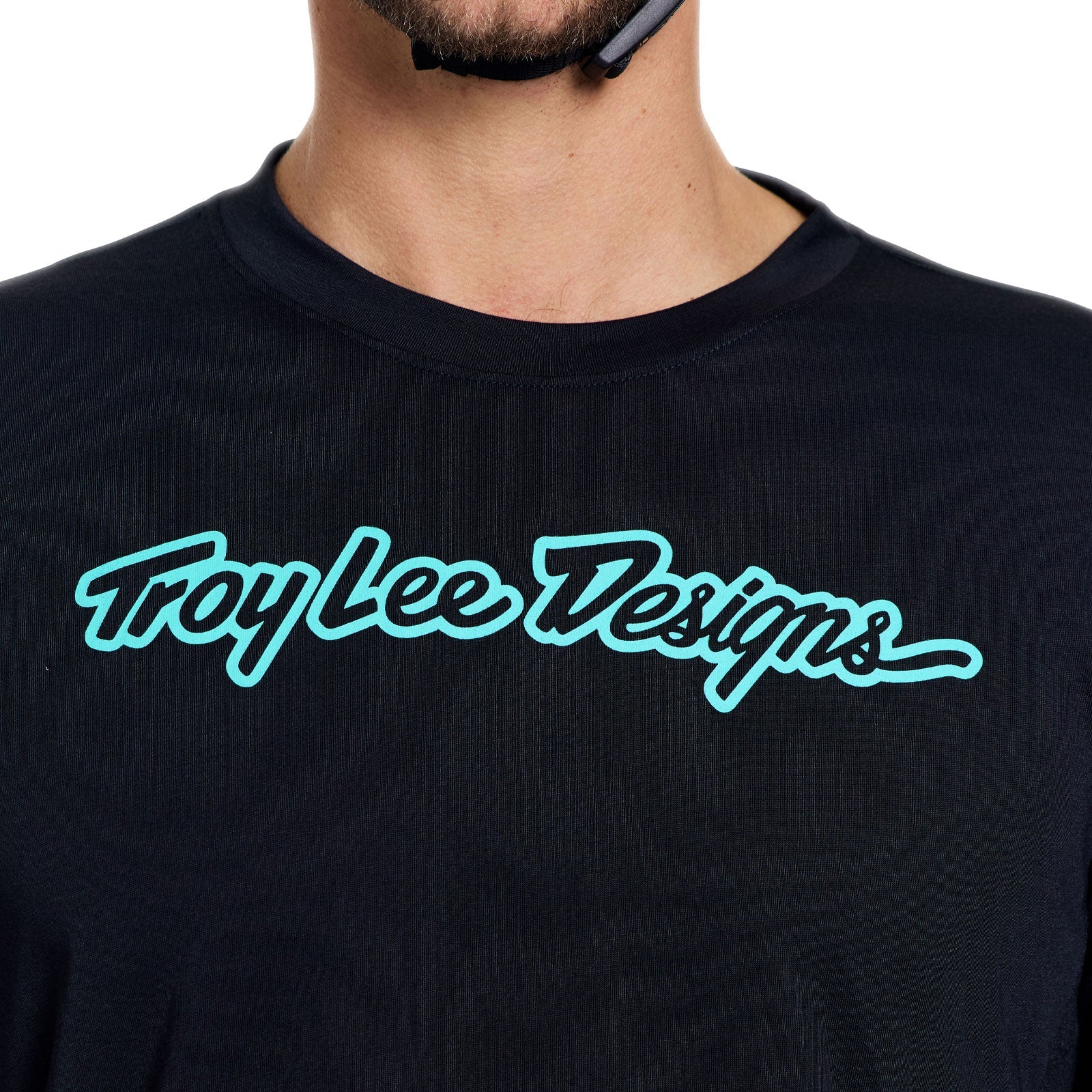 TROY LEE DESIGNS SKYLINE RIDE SIGNATURE Langarmtrikot Schwarz/Türkis - Image 6