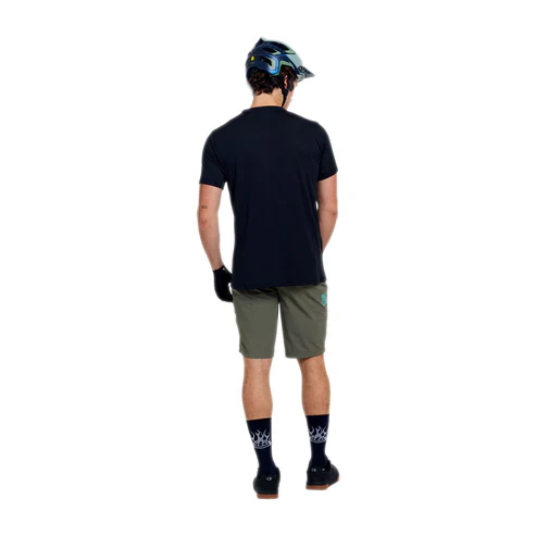 TROY LEE DESIGNS SKYLINE RIDE SIGNATURE Kurzarmtrikot Schwarz/Türkis - Image 5