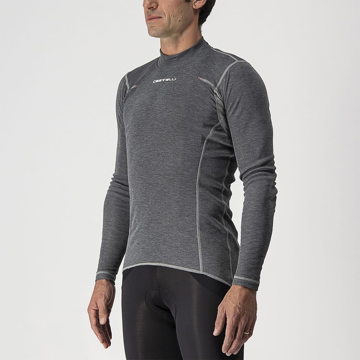 Unterwäsche CASTELLI FLANDERS WARM Longsleeve Grau - Image 4