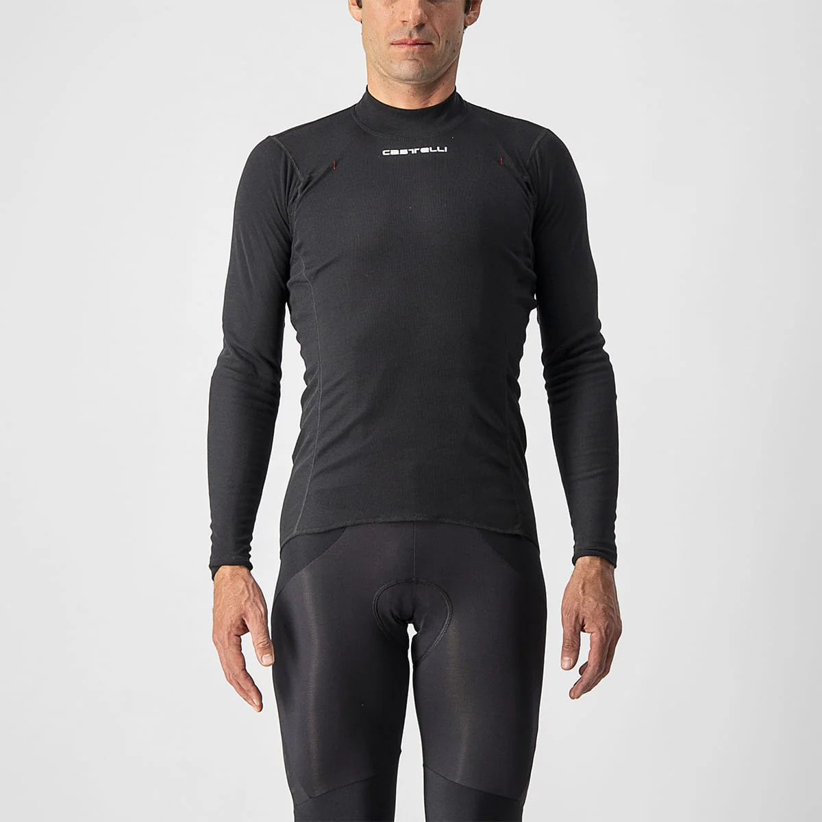Unterwäsche CASTELLI FLANDERS WARM Longsleeve Schwarz