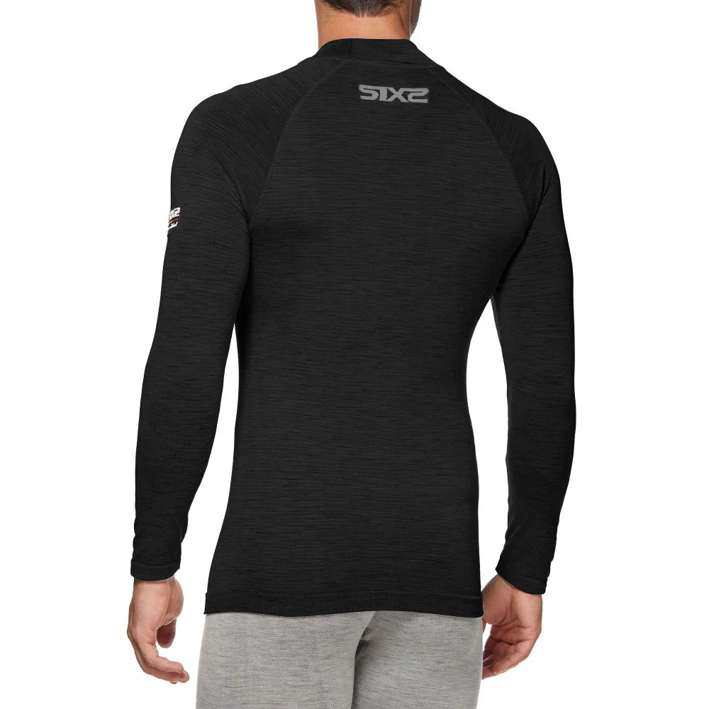 Unterwäsche SIXS TS3 MERINOS Longsleeve Schwarz - Image 3