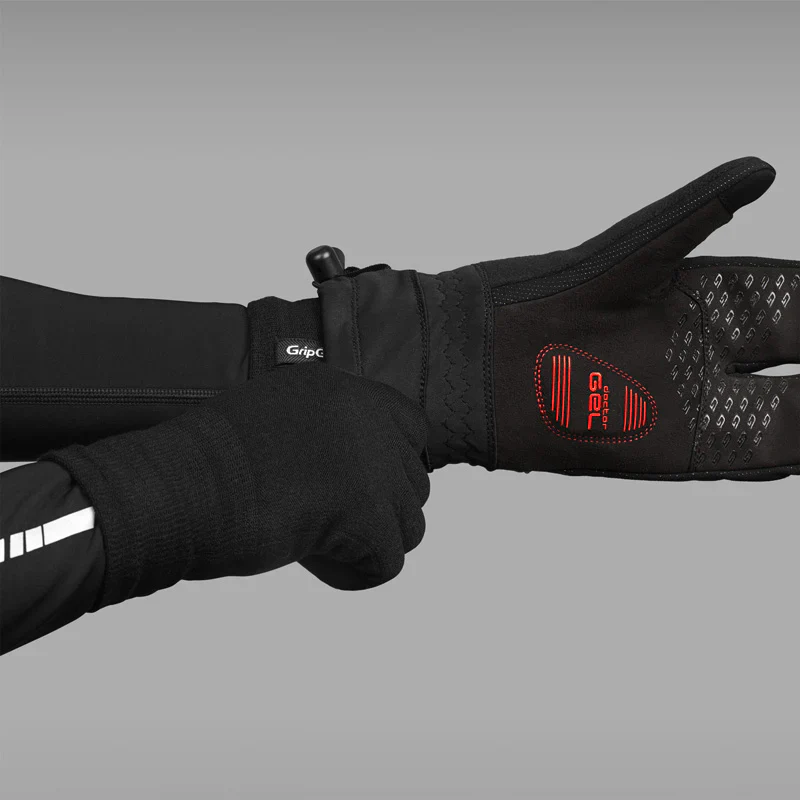 Unterziehhandschuhe GRIPGRAB MERINO Schwarz - Image 2