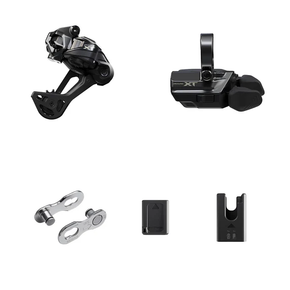 Upgrade-Kit SHIMANO XT Di2 M8250 Wireless SGS Long Chape Montage Schelle