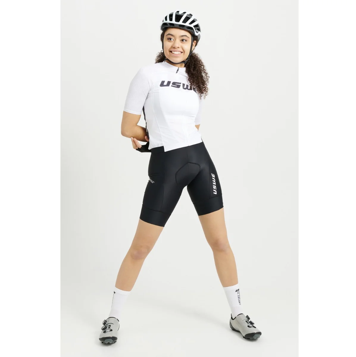 USWE GRUS GRAVEL Damen Kurzarm Trikot Weiß - Image 8