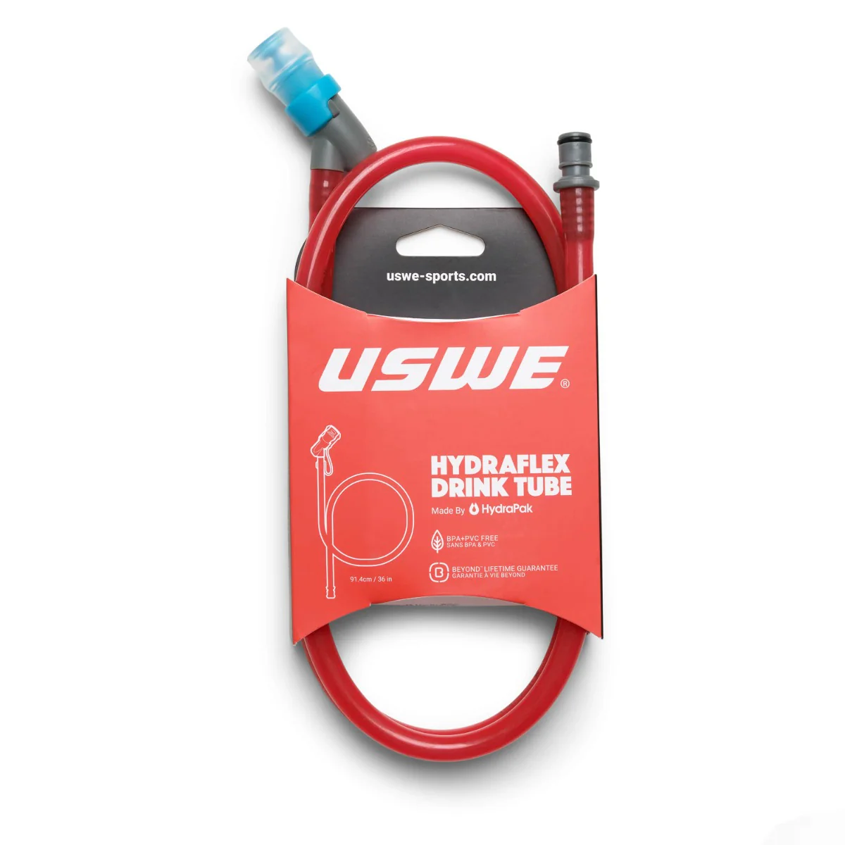 USWE HYDRAFLEX Wassersack Ventil- und Schlauchset Rot - Image 2