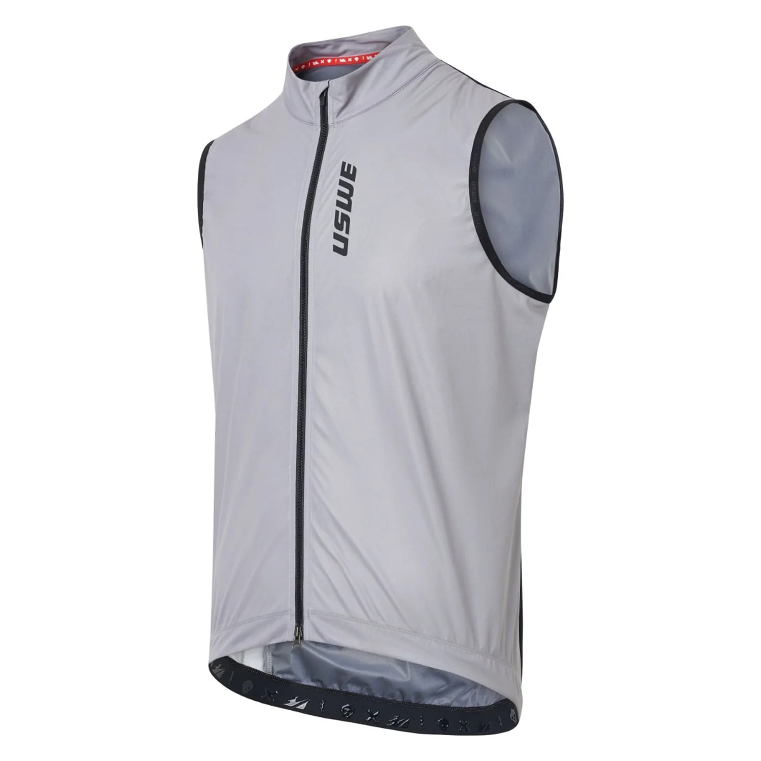 USWE WIND GRAVEL Ärmellose Jacke Grau - Image 2