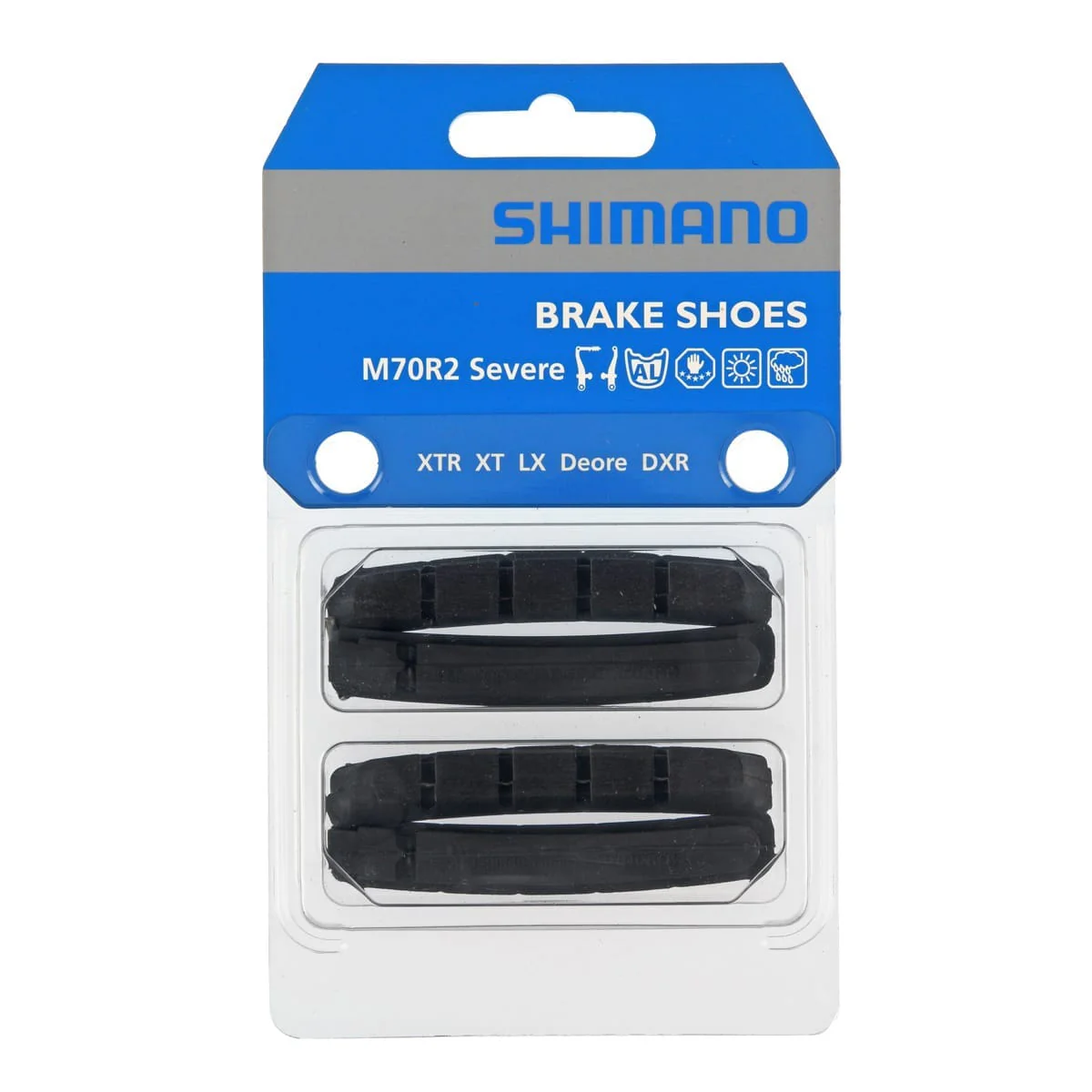 V-Brake Patronenschlittschuhe SHIMANO M70R2 (2 Paar) - Image 2