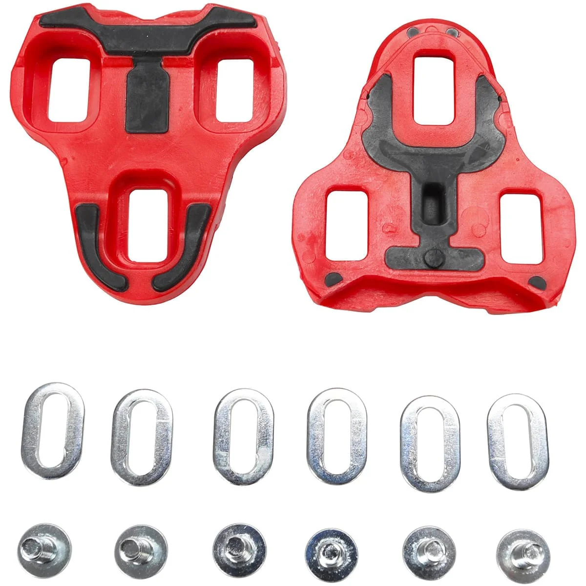 VELOX ANTIDERAPANT Keilset für LOOK KEO PEDALE ROT 9