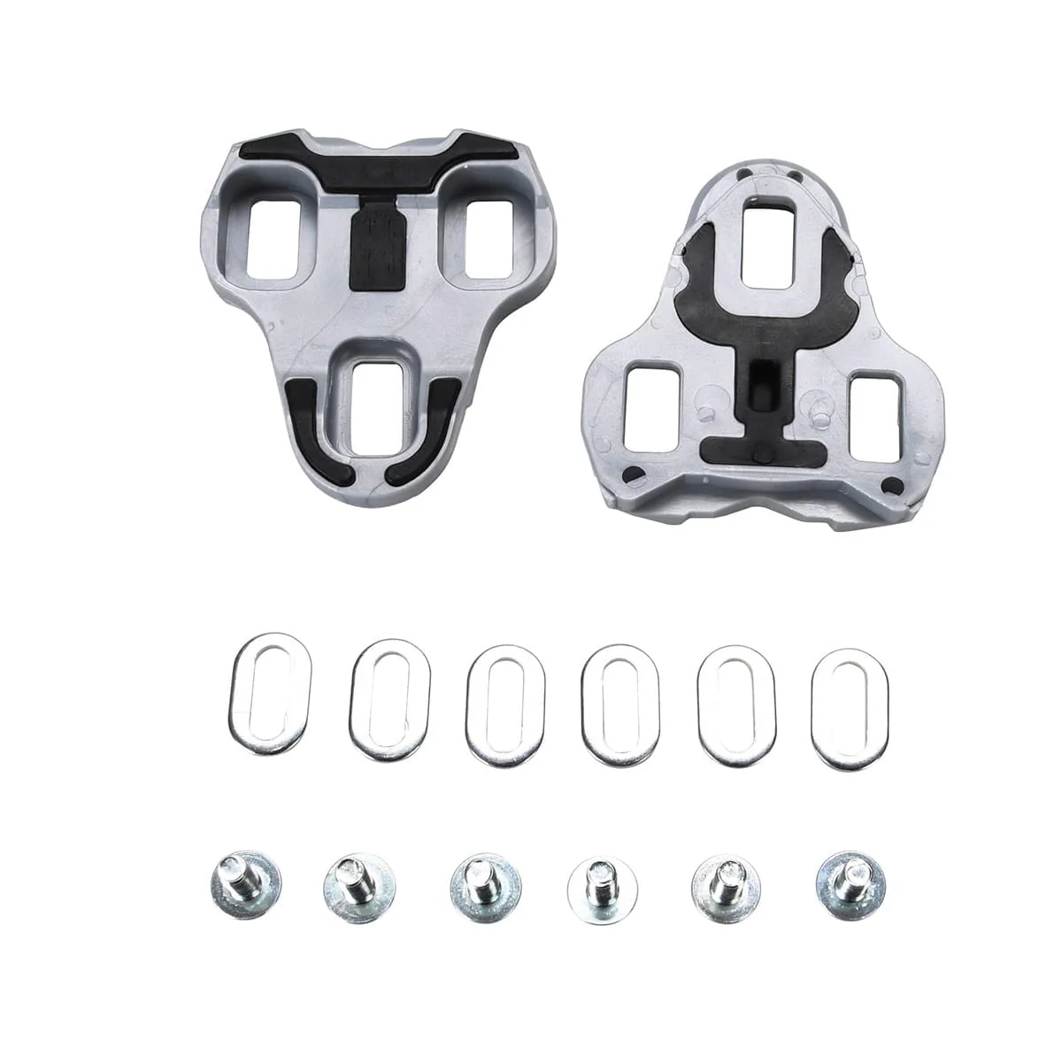 VELOX ANTIDERAPANT Schuhplatten für LOOK KEO Pedale Grau 4.5°.