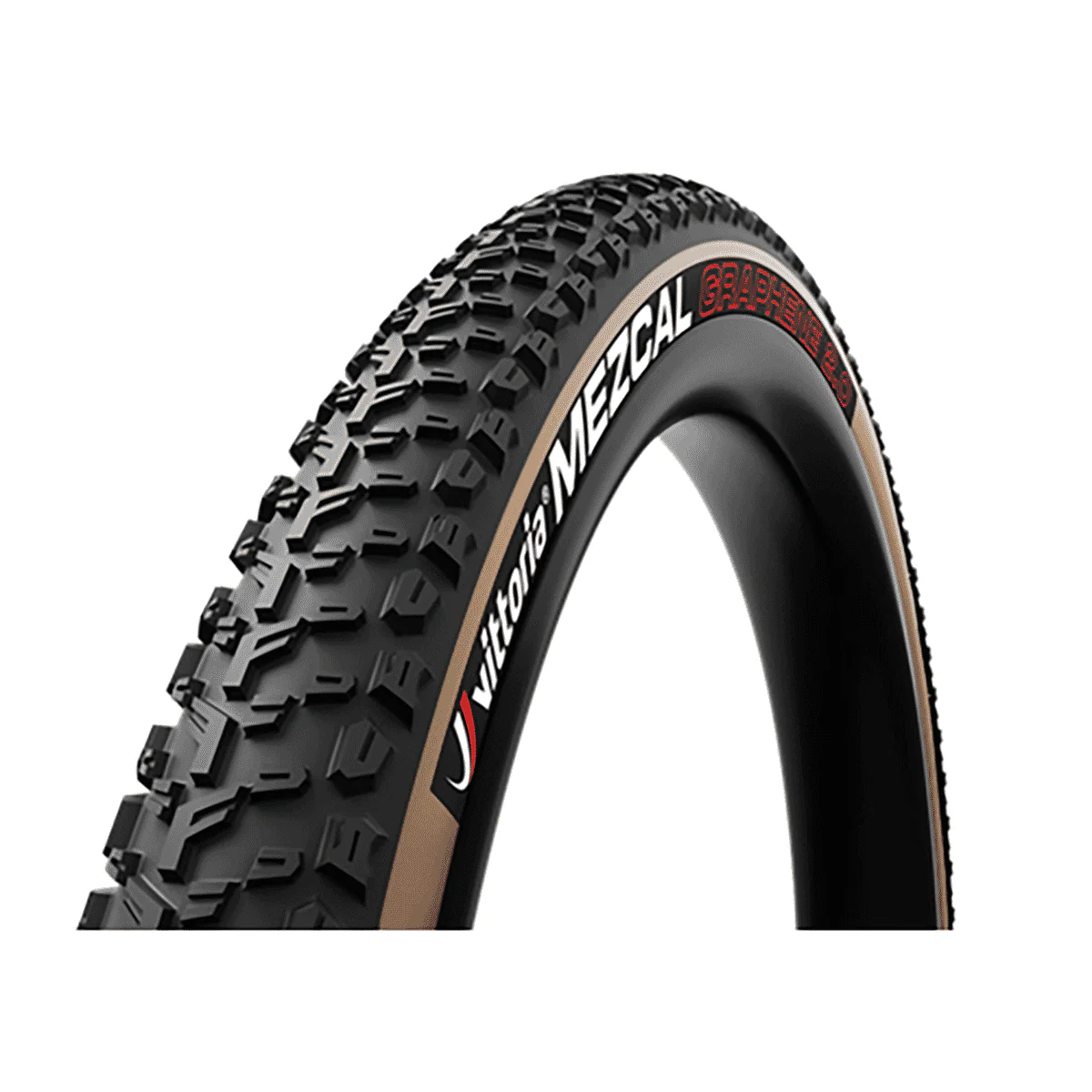 VITTORIA MEZCAL XC RACE 29x2.25 4C Graphene 2.0 Tubeless Ready Soft Reifen Schwarz/Beige