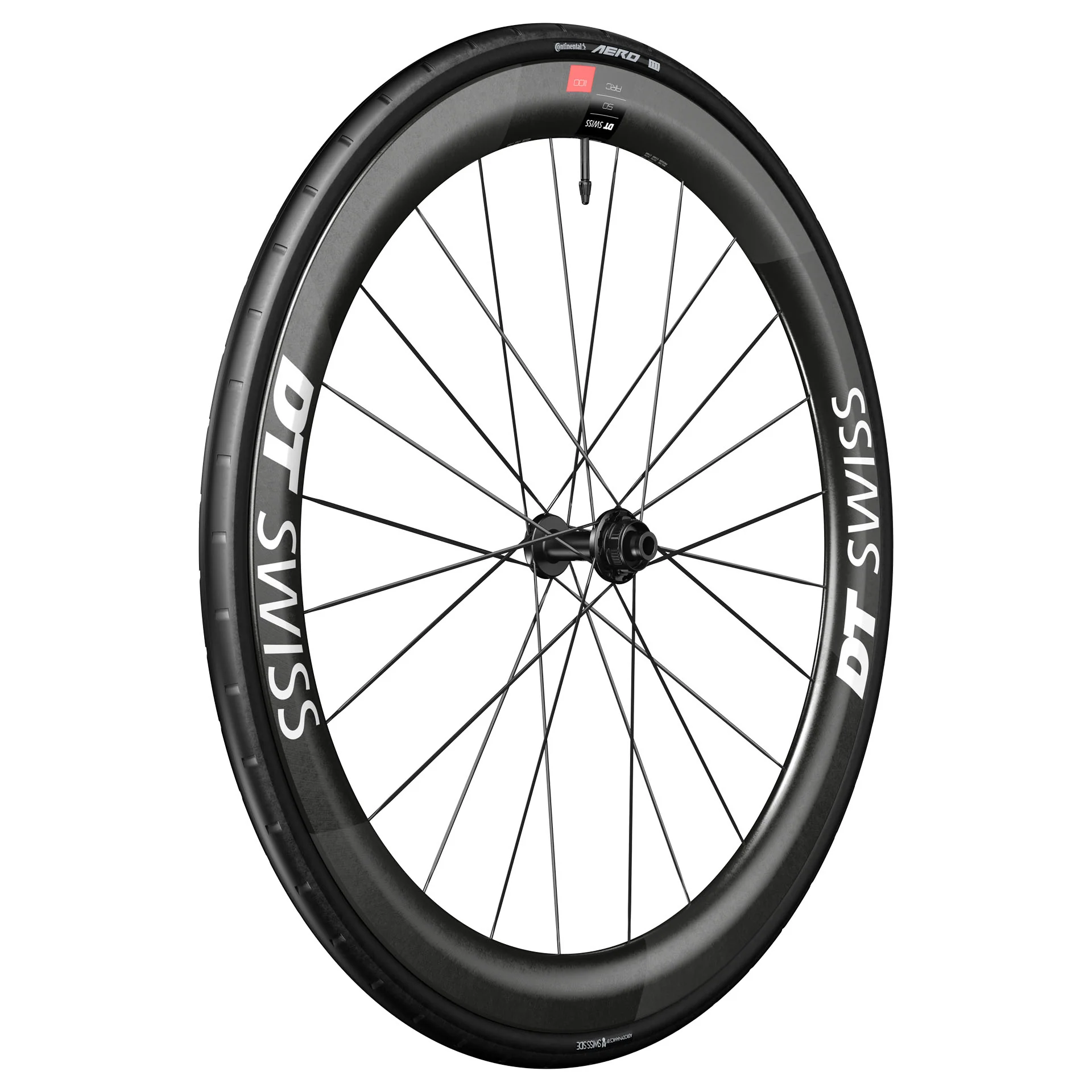 Vorderrad DT SWISS ARC 1100 DICUT WTS SPO 50 DISC Tubeless Ready (Center Lock)