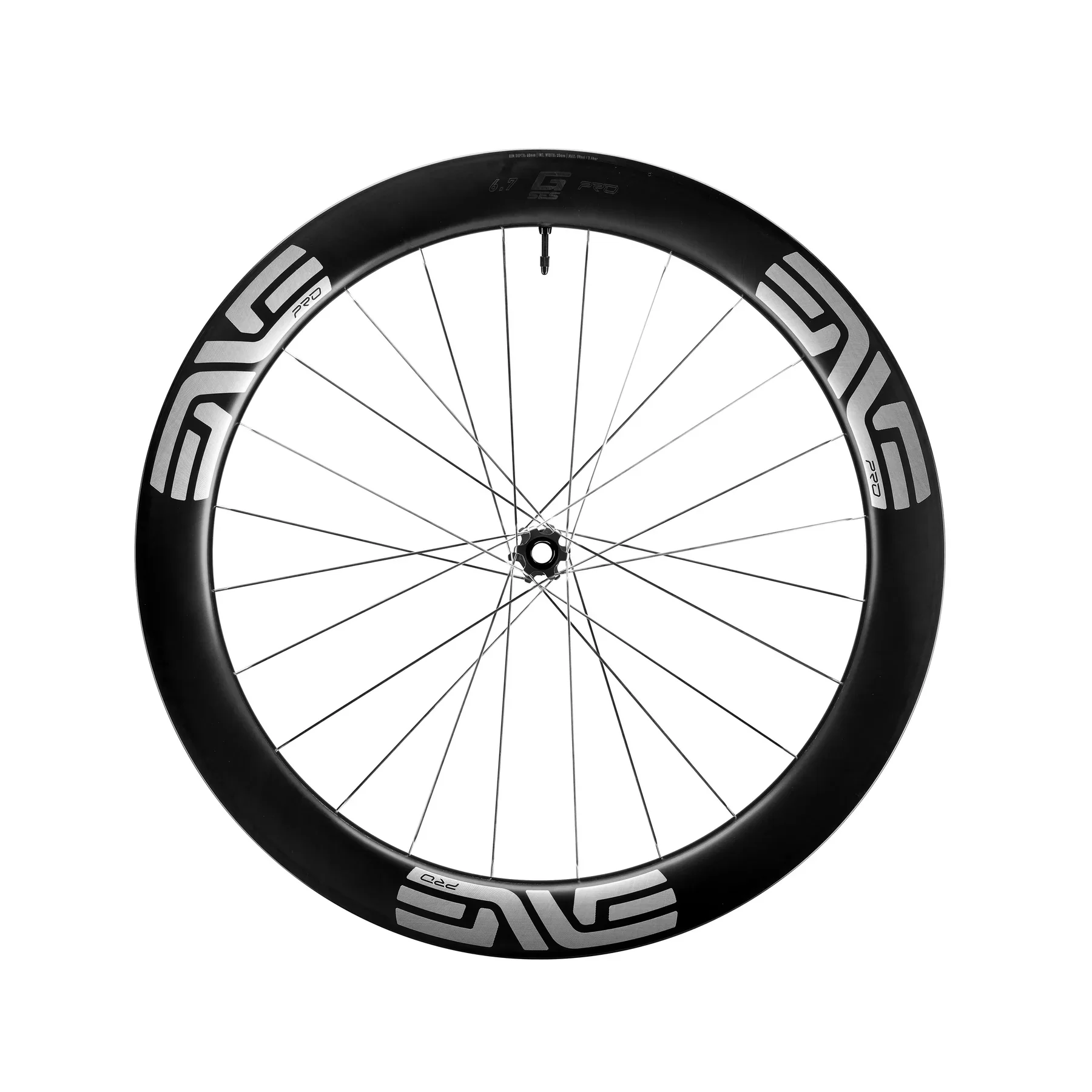 Vorderrad ENVE G SES 6.7 PROTubeless Ready (Center Lock) Schwarz - Image 2