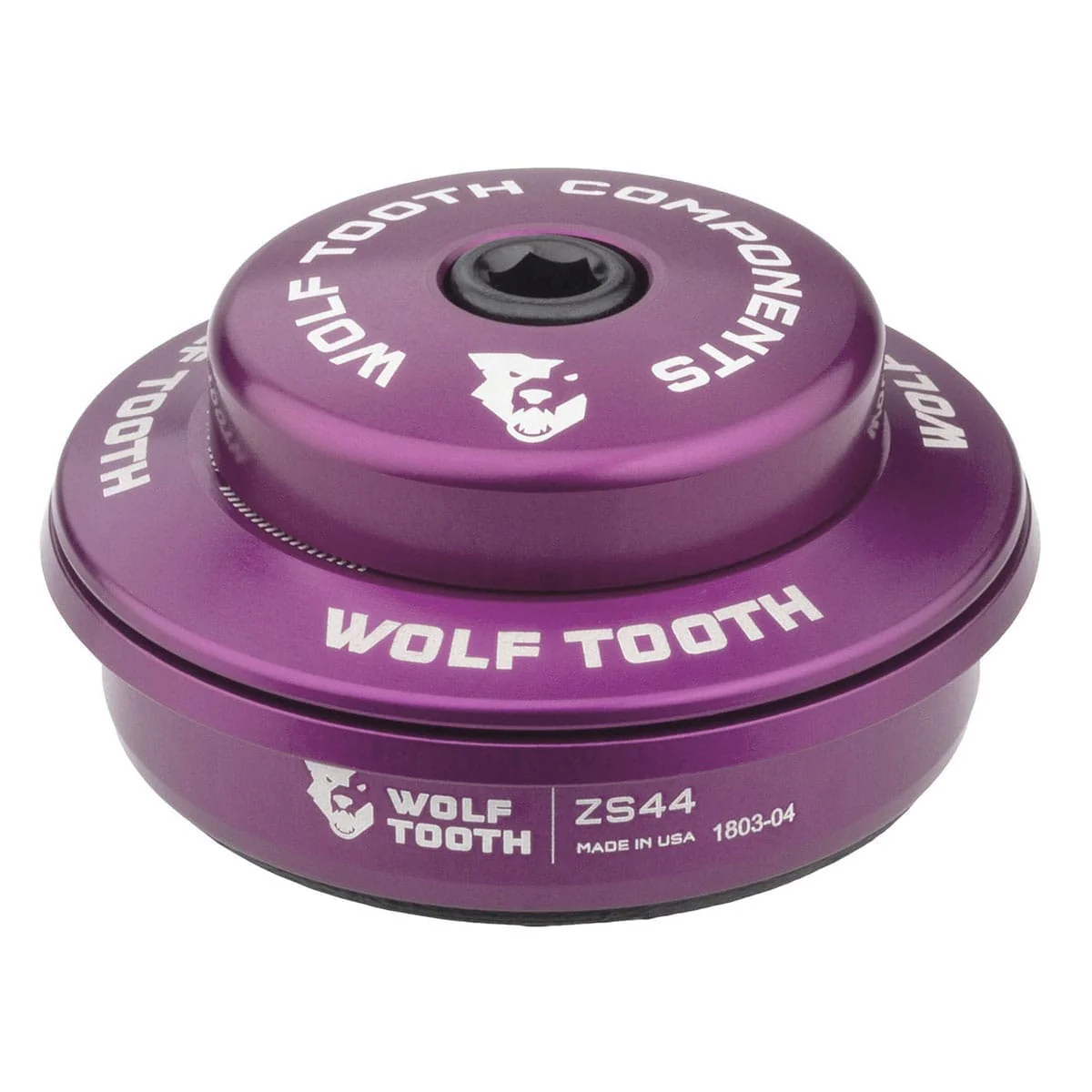 WOLF TOOTH 1"1/8 ZS44 Stack 6 mm Violett Hochtank für Steuersatz 1"1/8 ZS44 Stack 6 mm Violett