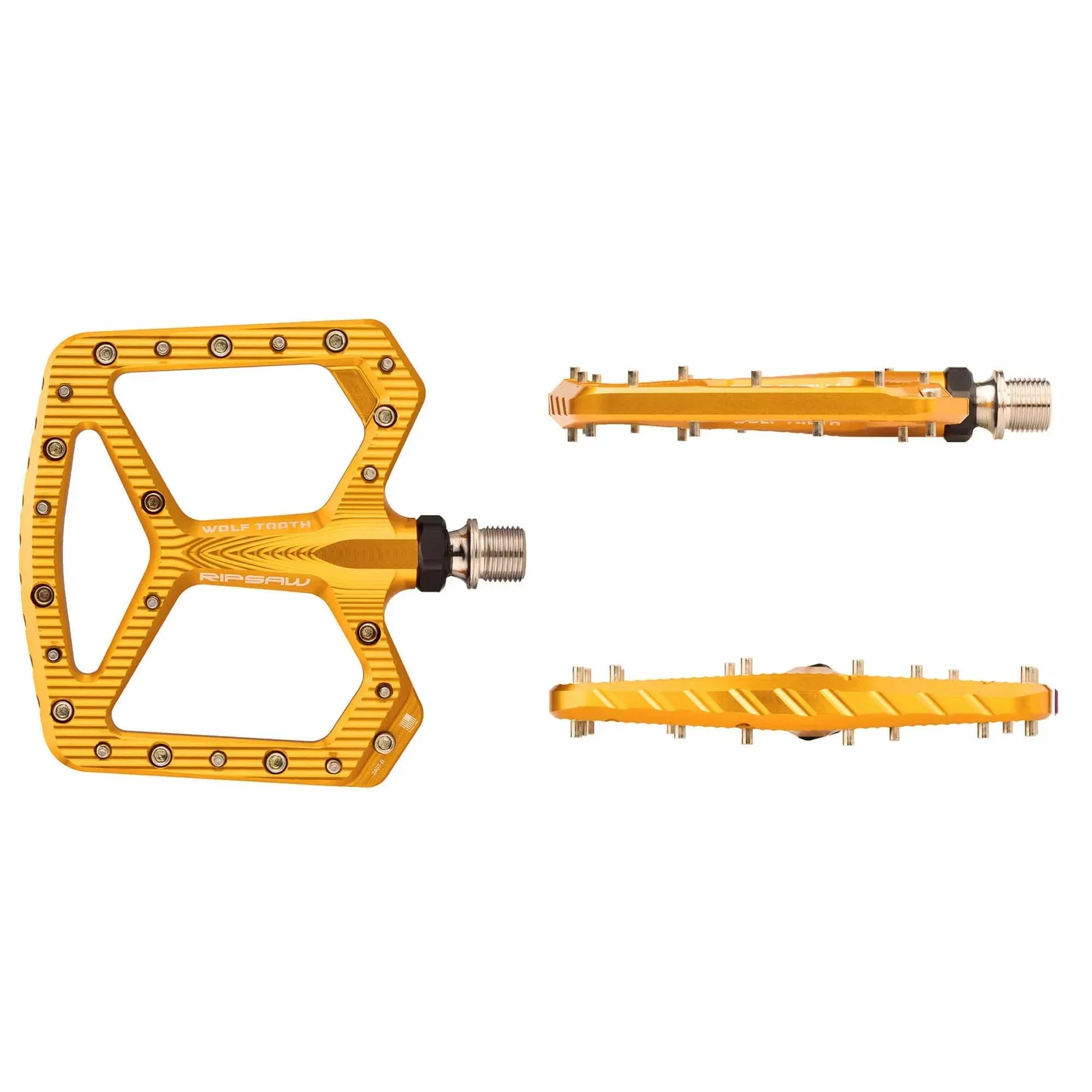 WOLF TOOTH RIPSAW Flachpedale in Gold - Image 5