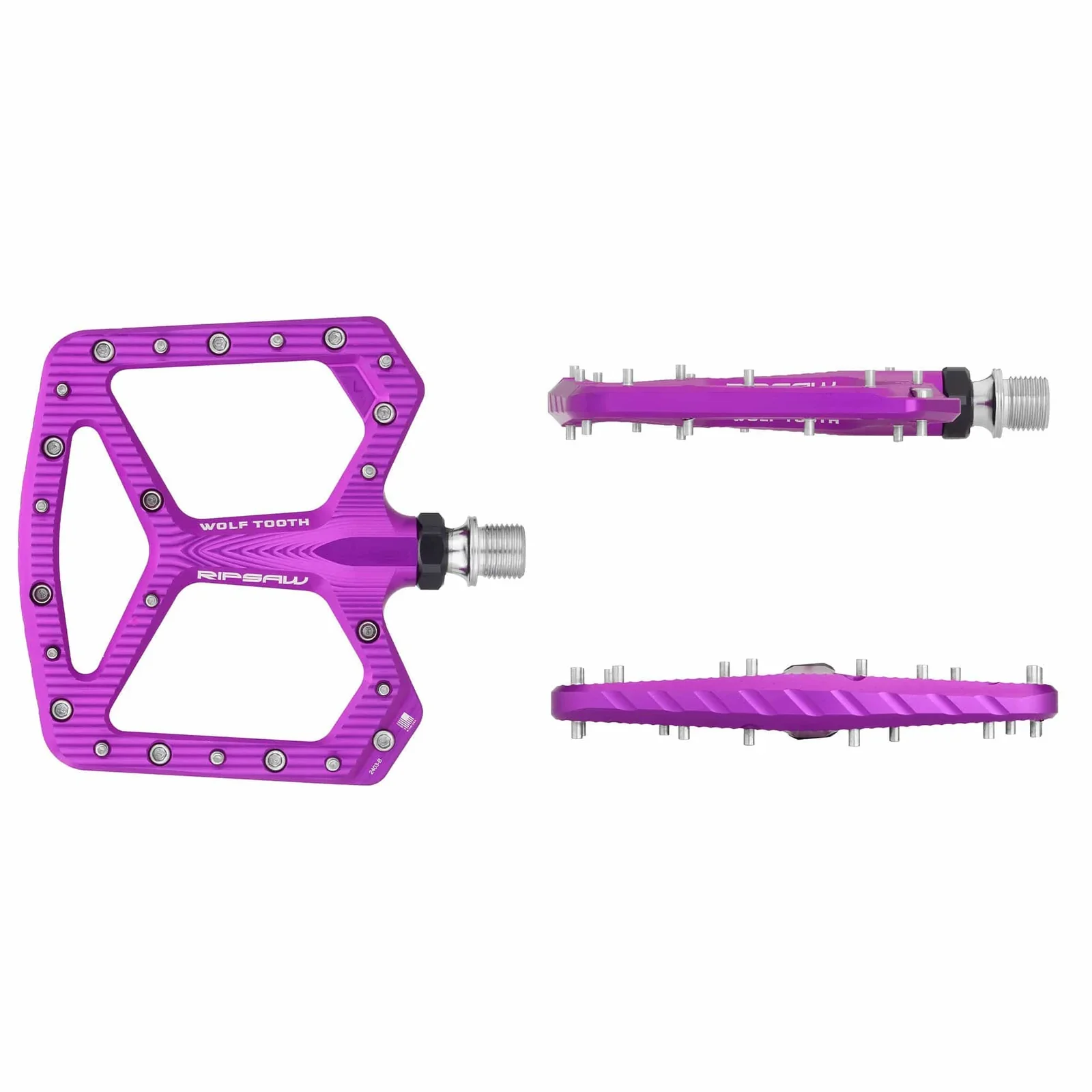 WOLF TOOTH RIPSAW Flachpedale, violett - Image 3